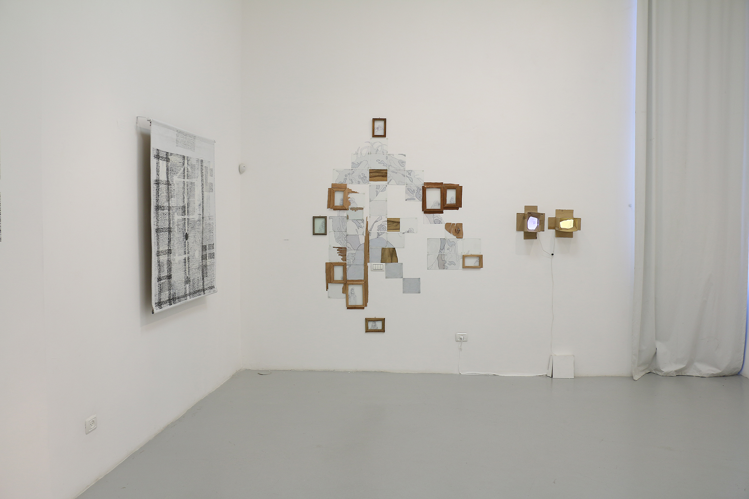 Hadar (center) and Observation (right) ,2014
