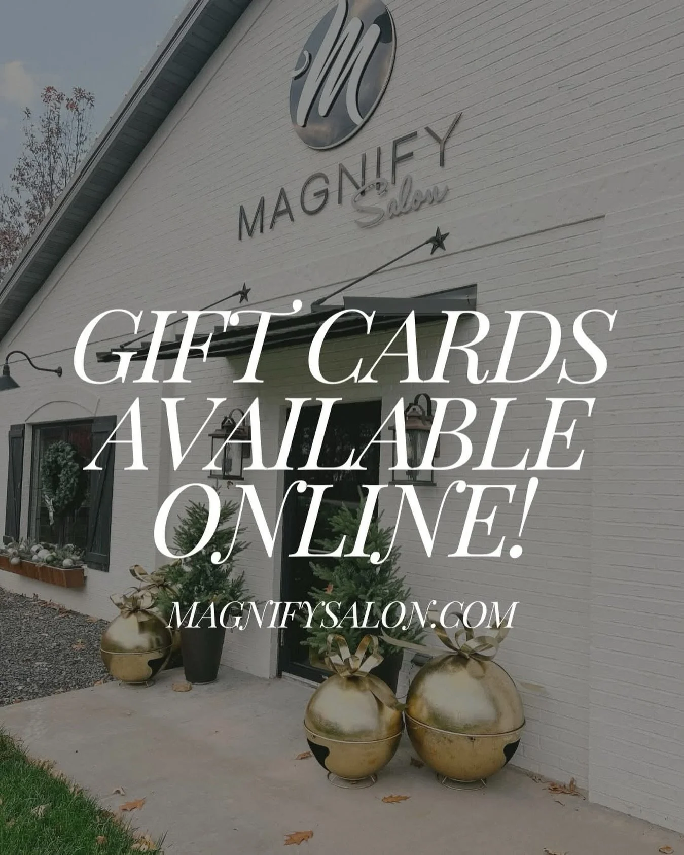 Last minute Christmas shopping made easy! 🎄✨ Grab a Magnify Salon gift card online today! Link in bio!