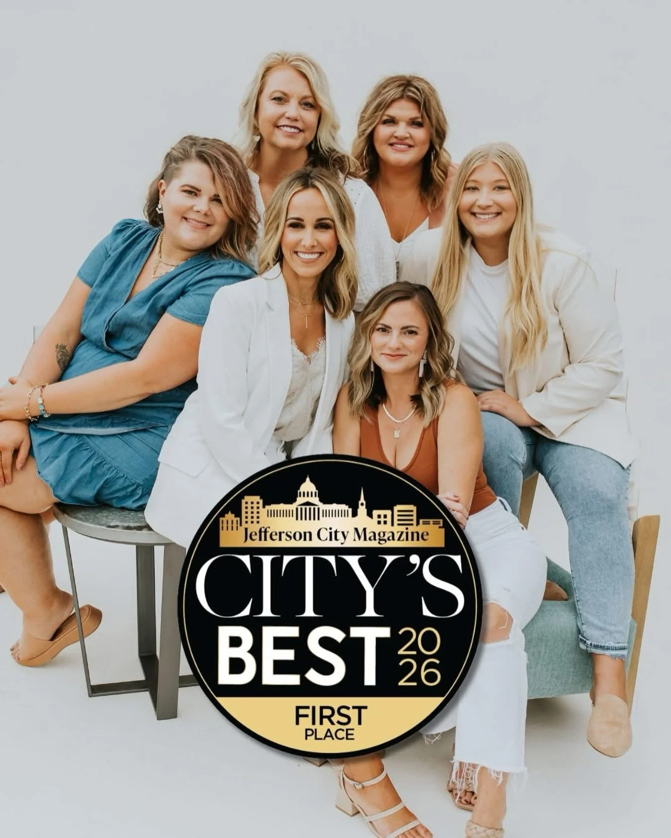 2026 Jefferson City&rsquo;s Best Hair Salon &ndash; First Place ✨

We are so incredibly THANKFUL for all who voted for us, for our supportive team, and most importantly our clients that trust us and brighten our days. 

We are BLESSED with an amazing