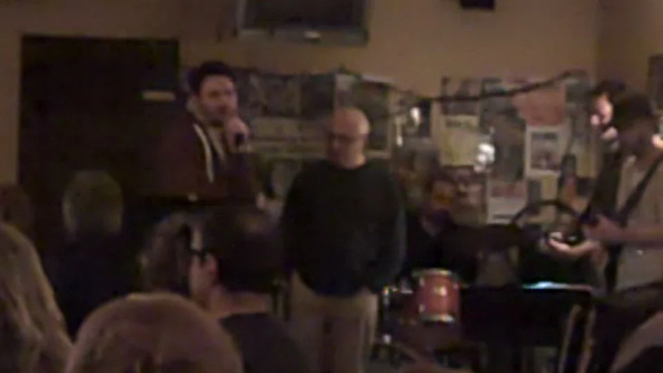 Patrick’s first appearance with Kyle & Warren. Singing Like A Rolling Stone Apr, 2014. With Ken Howells (vocals) & Josh Koffman (drums)