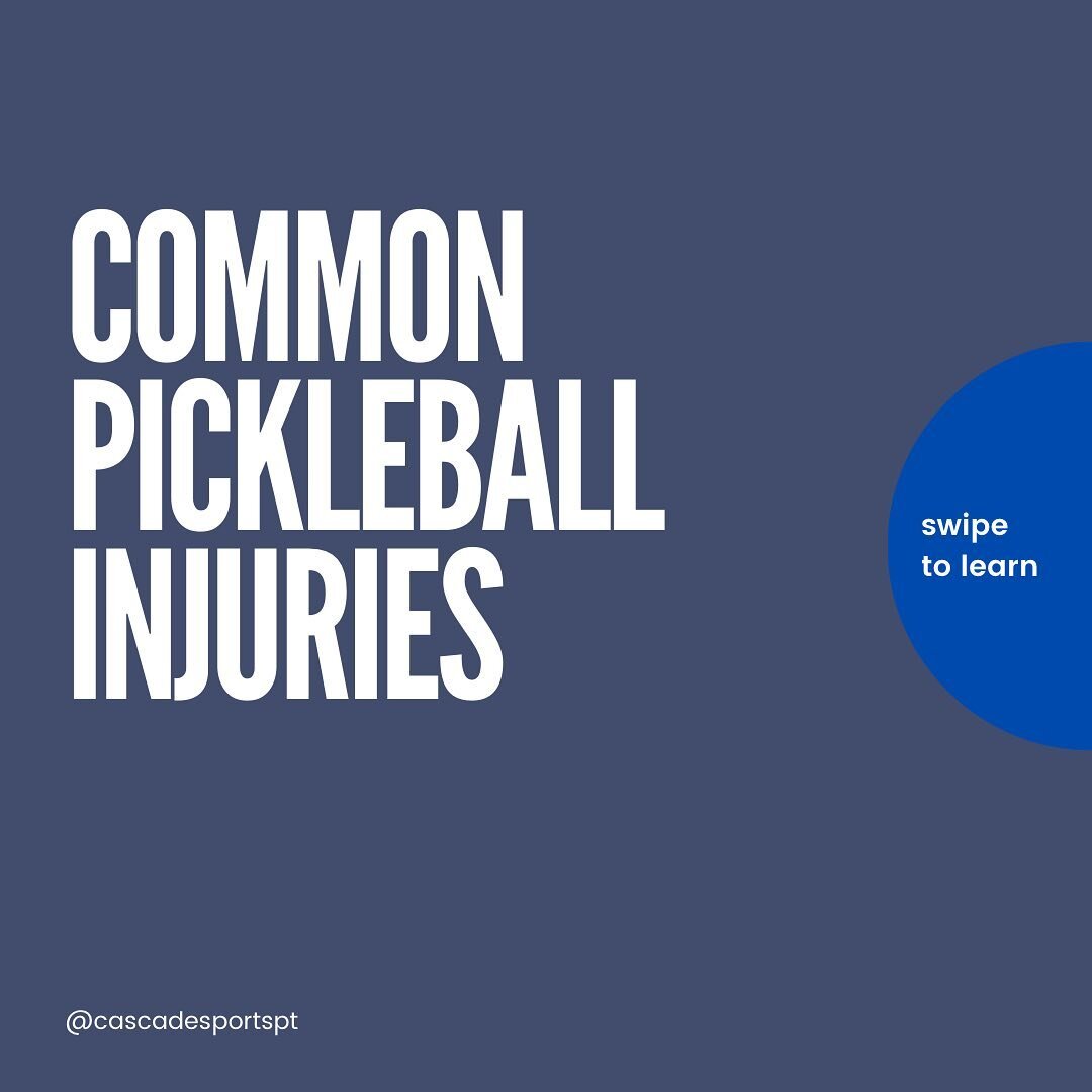 With warmer weather right around the corner, we&rsquo;re getting ready to get back out on the Pickleball court! We see a variety of pickleball related injuries at Cascade and know it&rsquo;s important to make sure your body is ready to handle the dyn