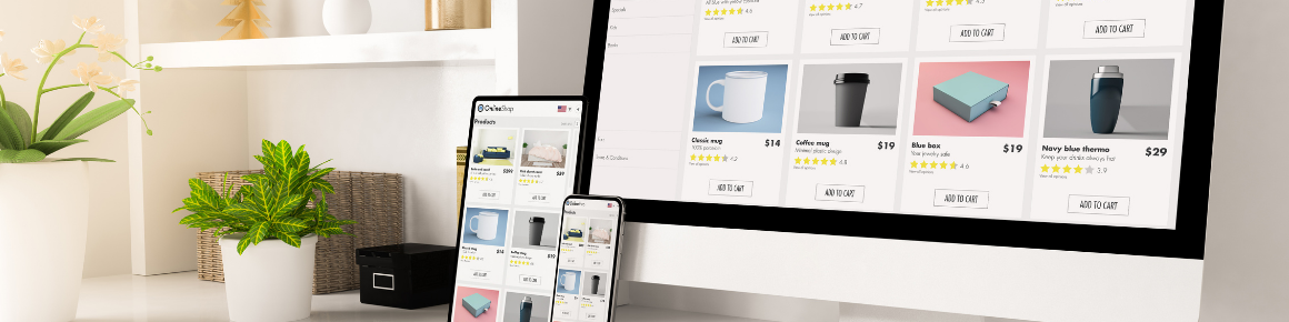 Custom built E-commerce Websites