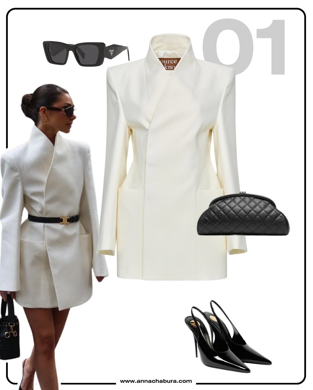 5 business looks for women who like a bit of edge + spice 🌶️😎
 Still polished. Still professional. Just not boring.
 Perfect for a podcast, event, or speaking gig where you actually wanna look like you own the room.

One of these is my look 👋 and 
