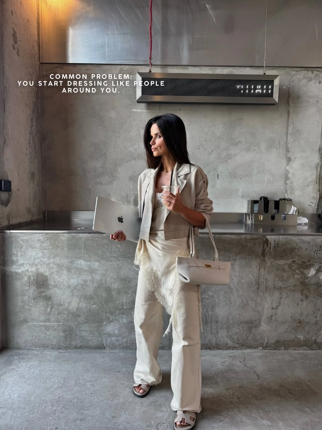Common problem
⬇️
You start dressing like people around you.

You adapt to the aesthetic of your workplace, friends, industry, or community. Sometimes it elevates you. When the environment forces higher standards, that&rsquo;s a good thing.

But ofte