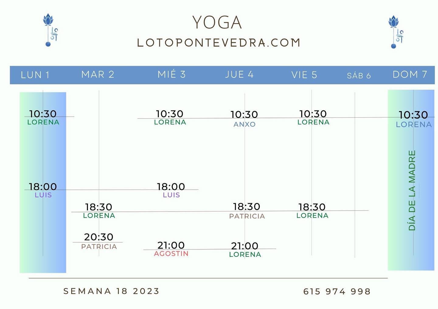 Con yoga y un bizcocho...semana 18!

Pasamos el primer tercio del a&ntilde;o y comenzamos el mes de mayo.

Con yoga esta ma&ntilde;ana y ahora mismo y tambi&eacute;n toda la semana hasta el domingo, que celebramos el d&iacute;a de la Madre con yoga.T