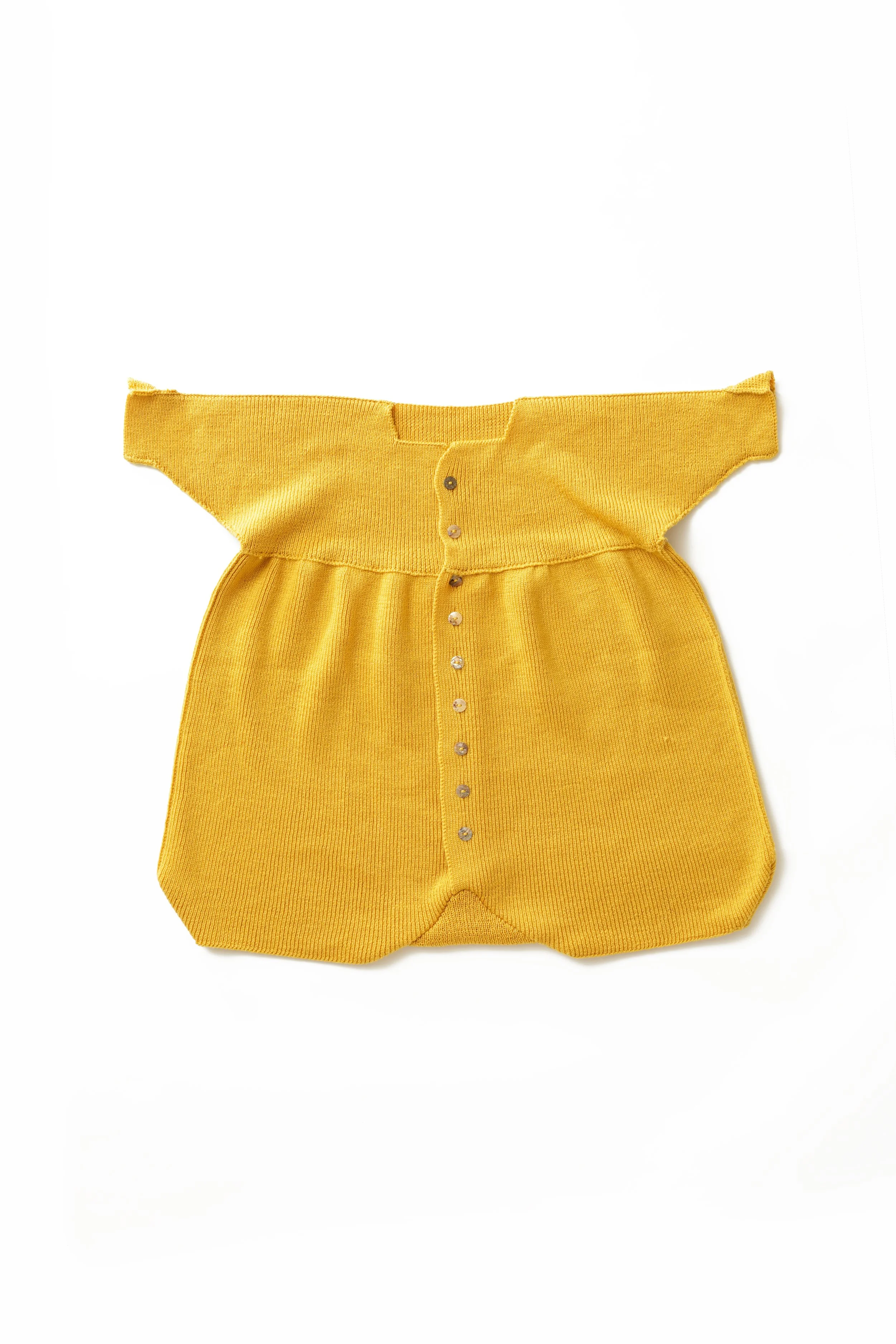 Yellow baby romper