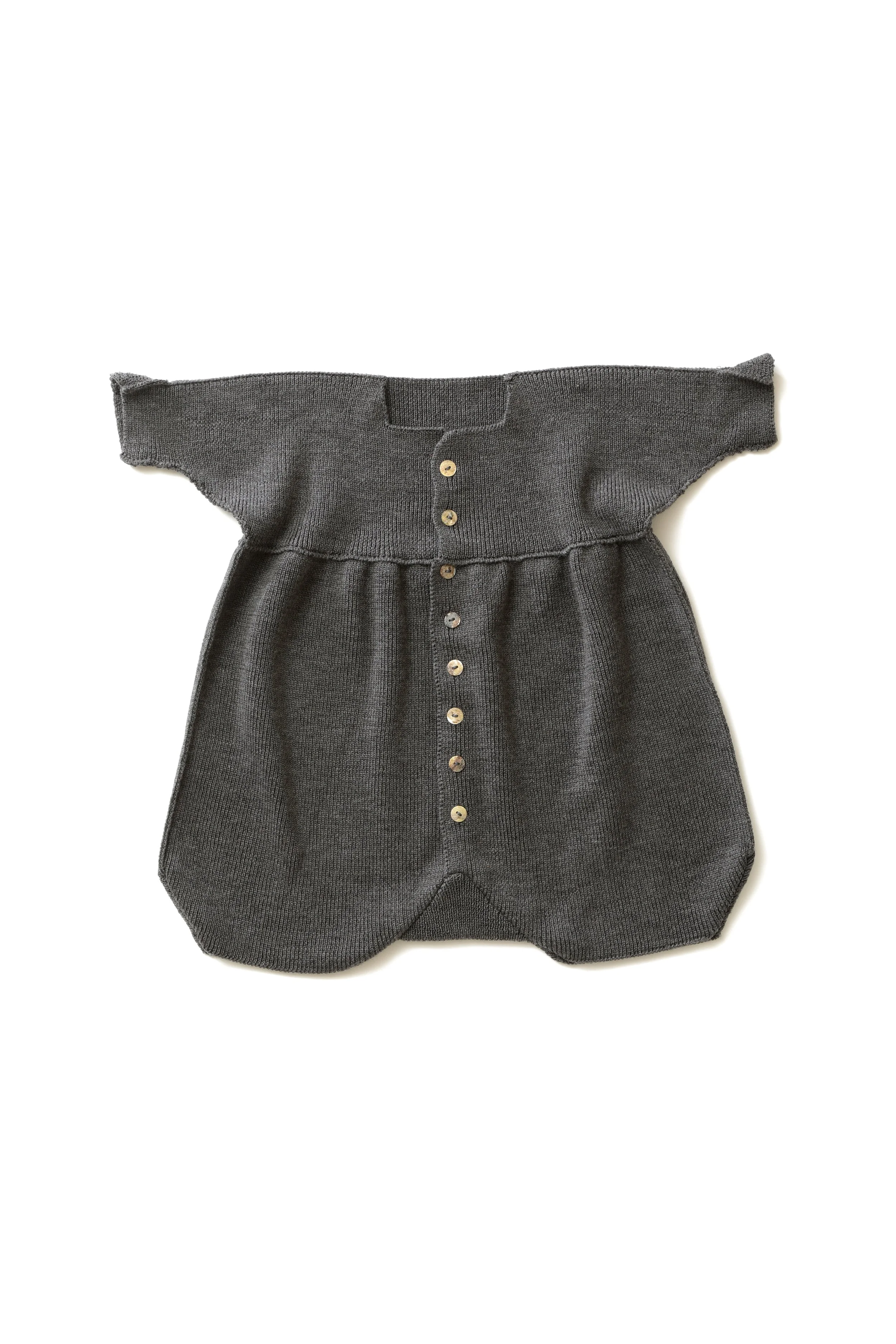 Dark grey baby romper