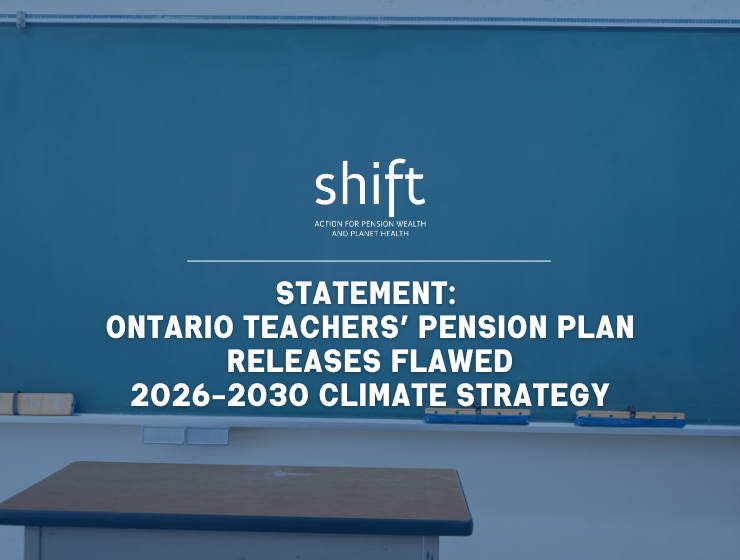 Statement on Ontario Teachers’ flawed 2026-2030 climate strategy