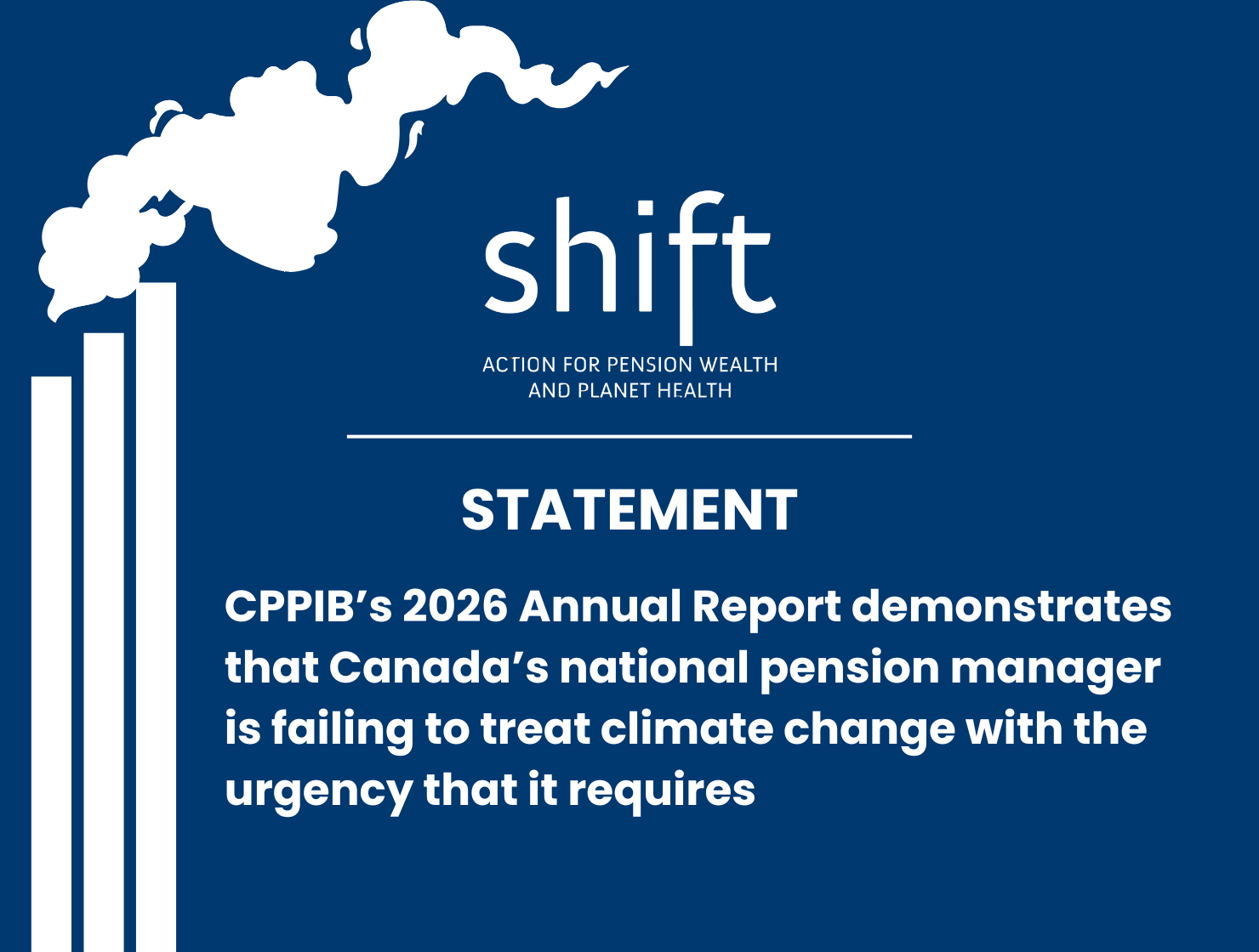 CPPIB governance lapses exemplified by deficient approach to climate change
