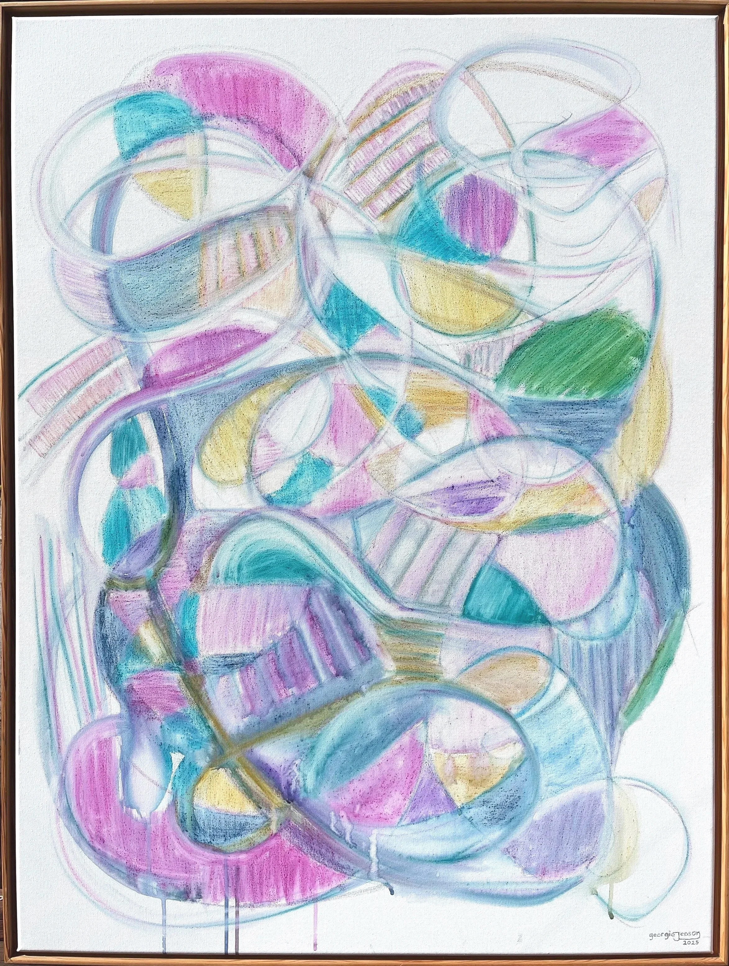  brain  40’’x30’’  oil on canvas  2025    Prints available soon   