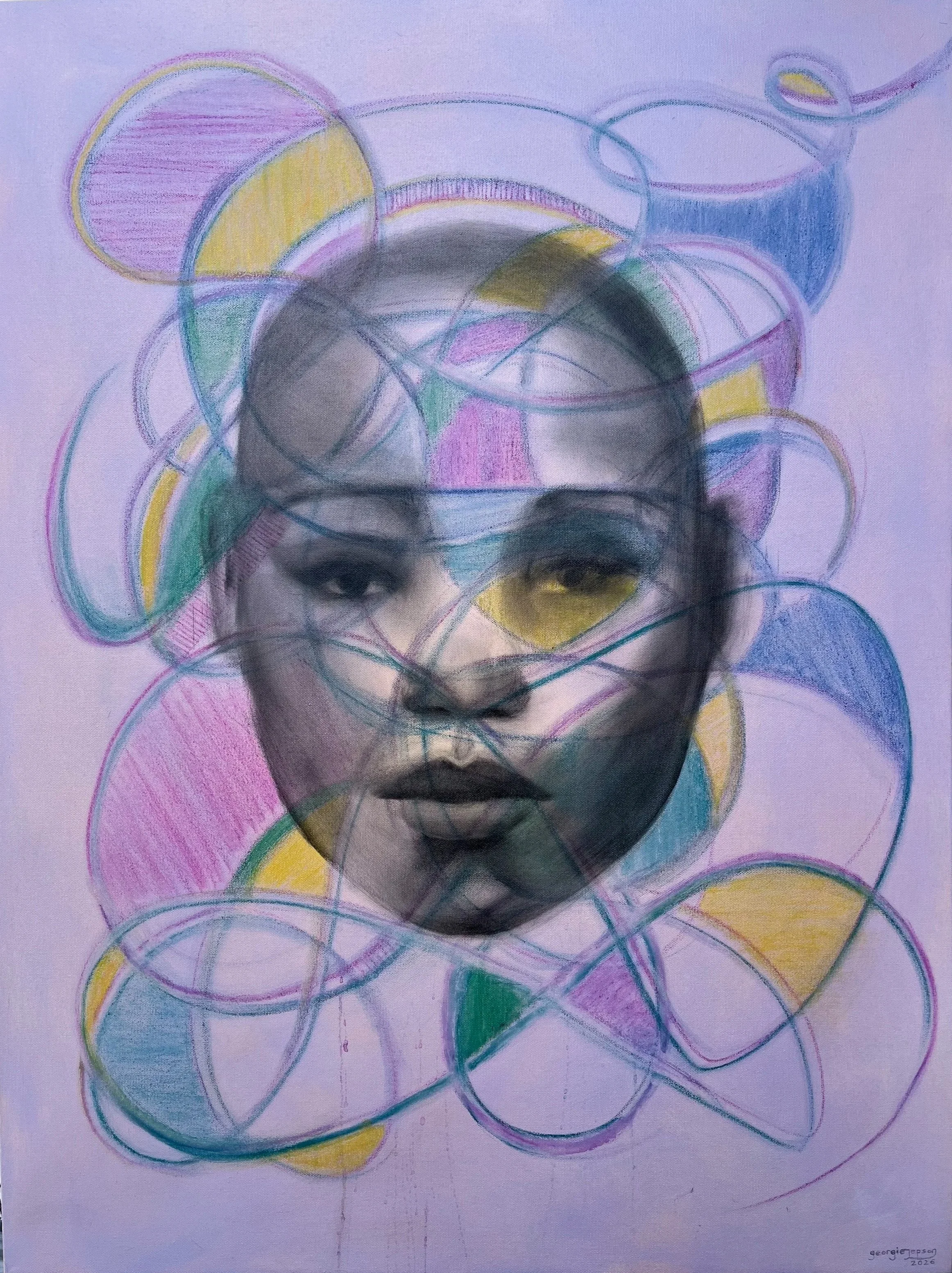  gamma  40’’x30’’  oil on canvas   2026    Prints available soon   