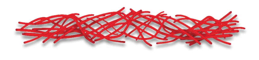 Standard staple fiber