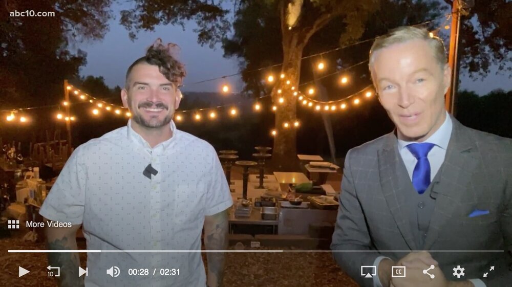 ABC10 | Chris Barnum-Dann, owner of Sacramento's Localis, takes part in the a new food competition show for Discovery+.