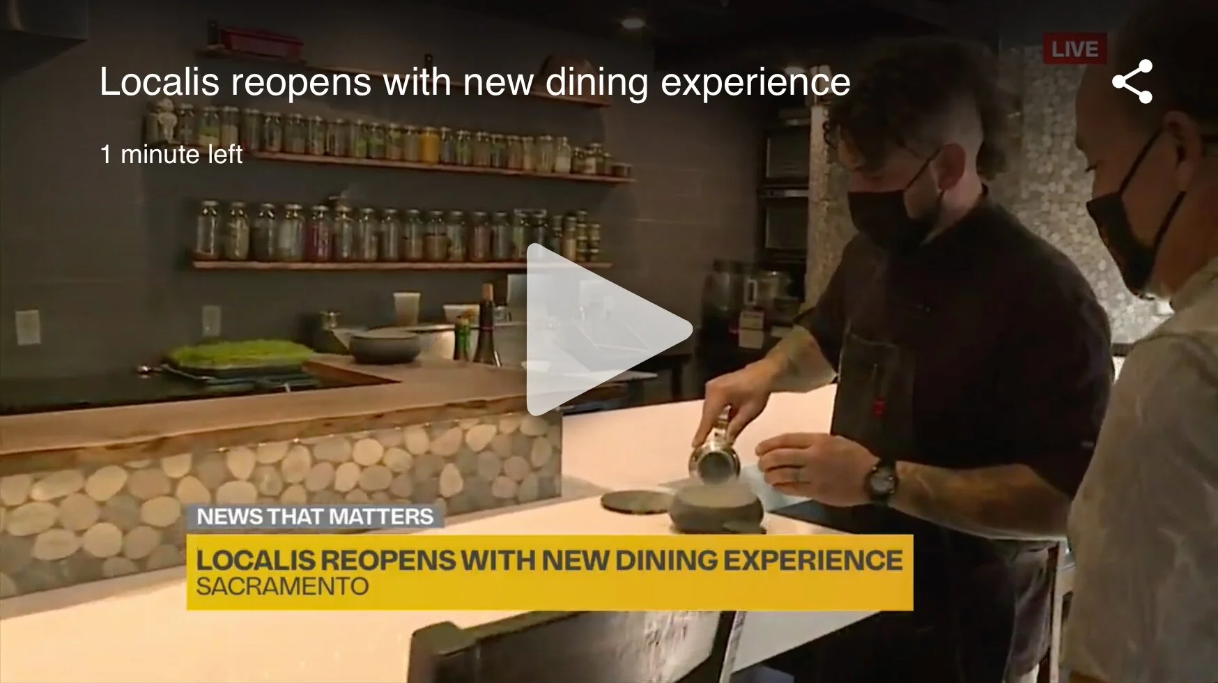 FOX40 | Localis Reopens with New Dining Experience