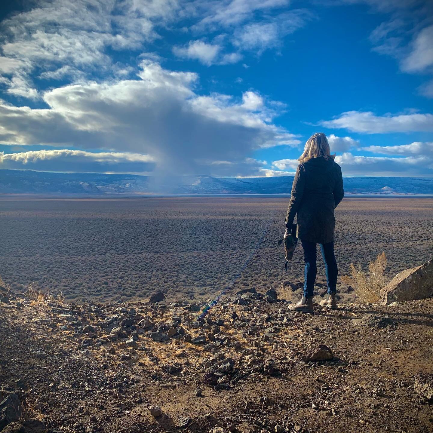 Very few places where you can take in a 500 square mile view and see the curvature of the earth in real life.  #summerlake