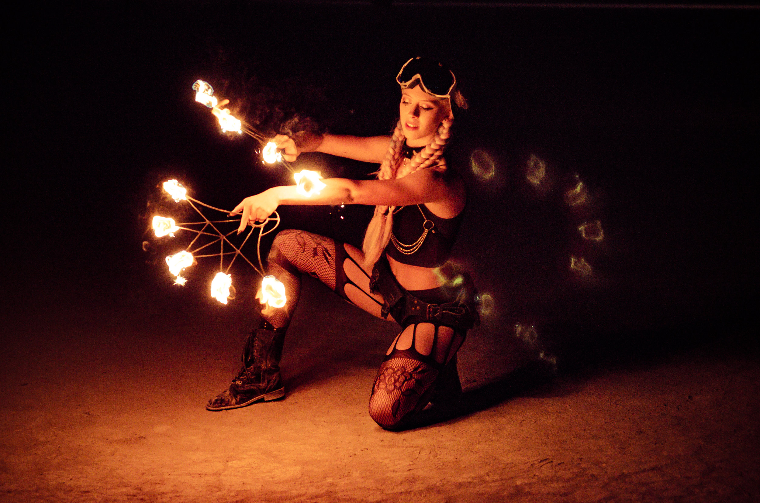 Burning Man 2018 - Fire Fingers