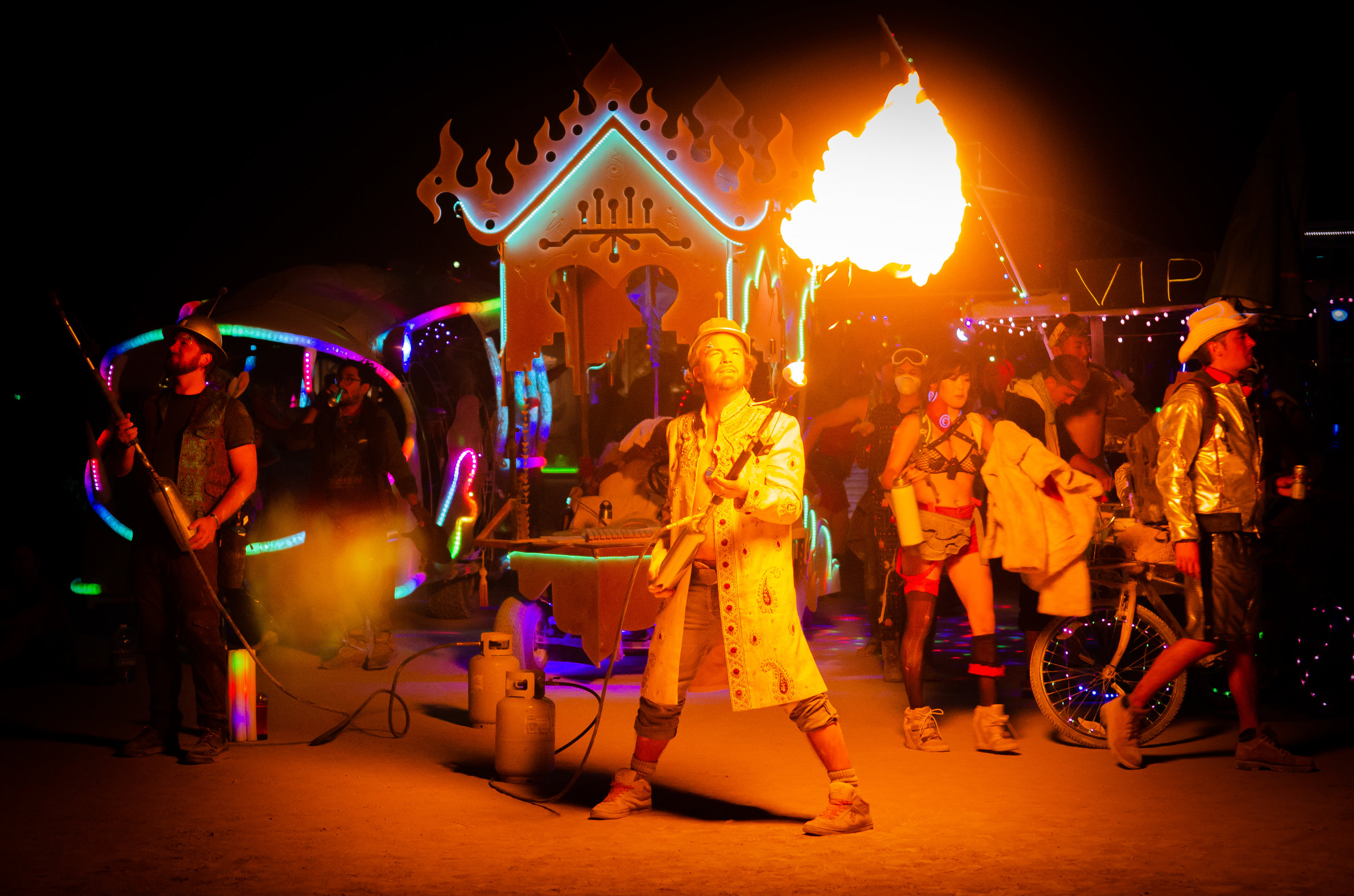 Burning Man 2018 - Propane Flame Thrower