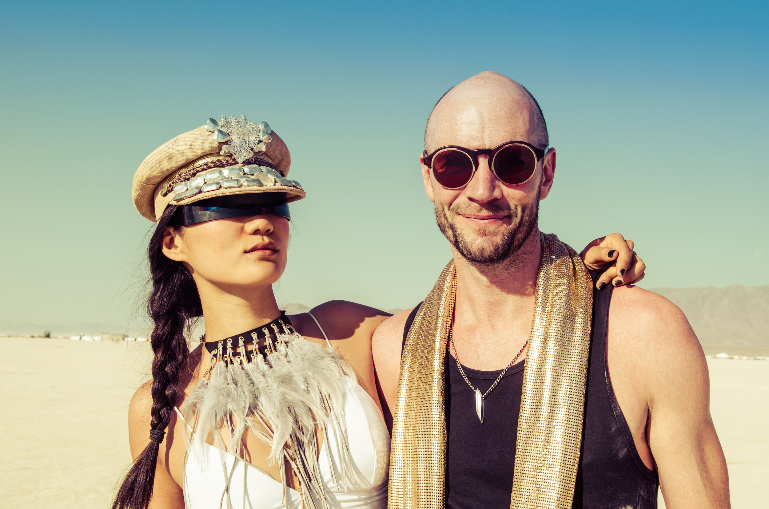 Burning Man 2018 - Playa Couple
