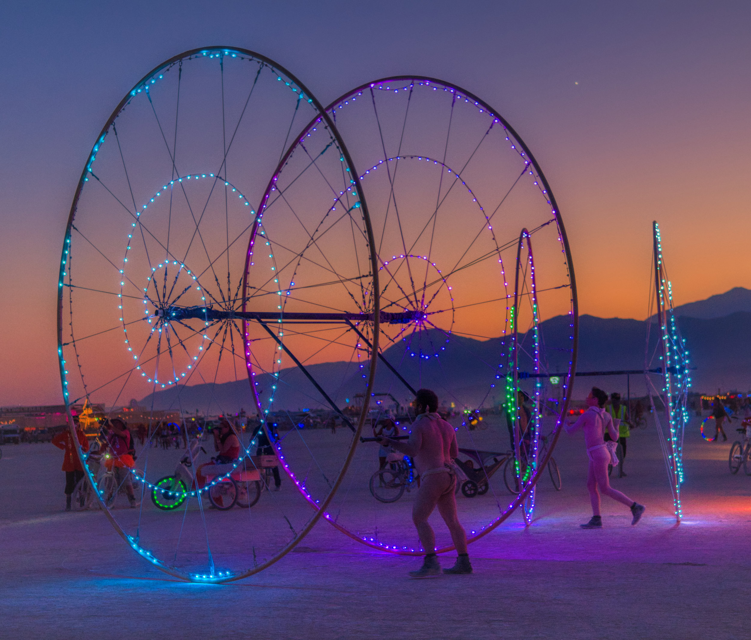 Burning Man 2018 - Off Compagnie Color Wheels