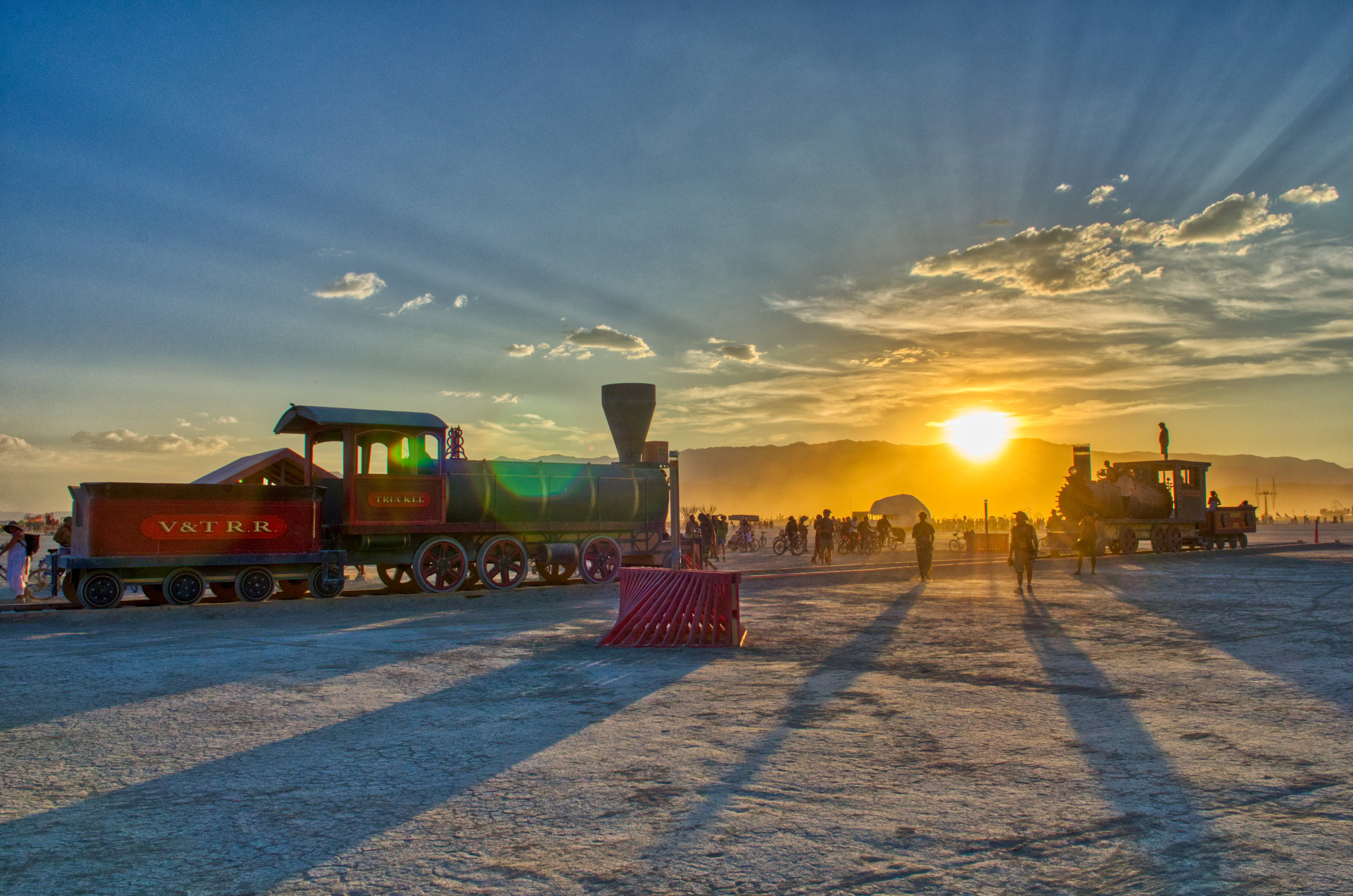 Burning Man 2018 - The Great Train Wreck