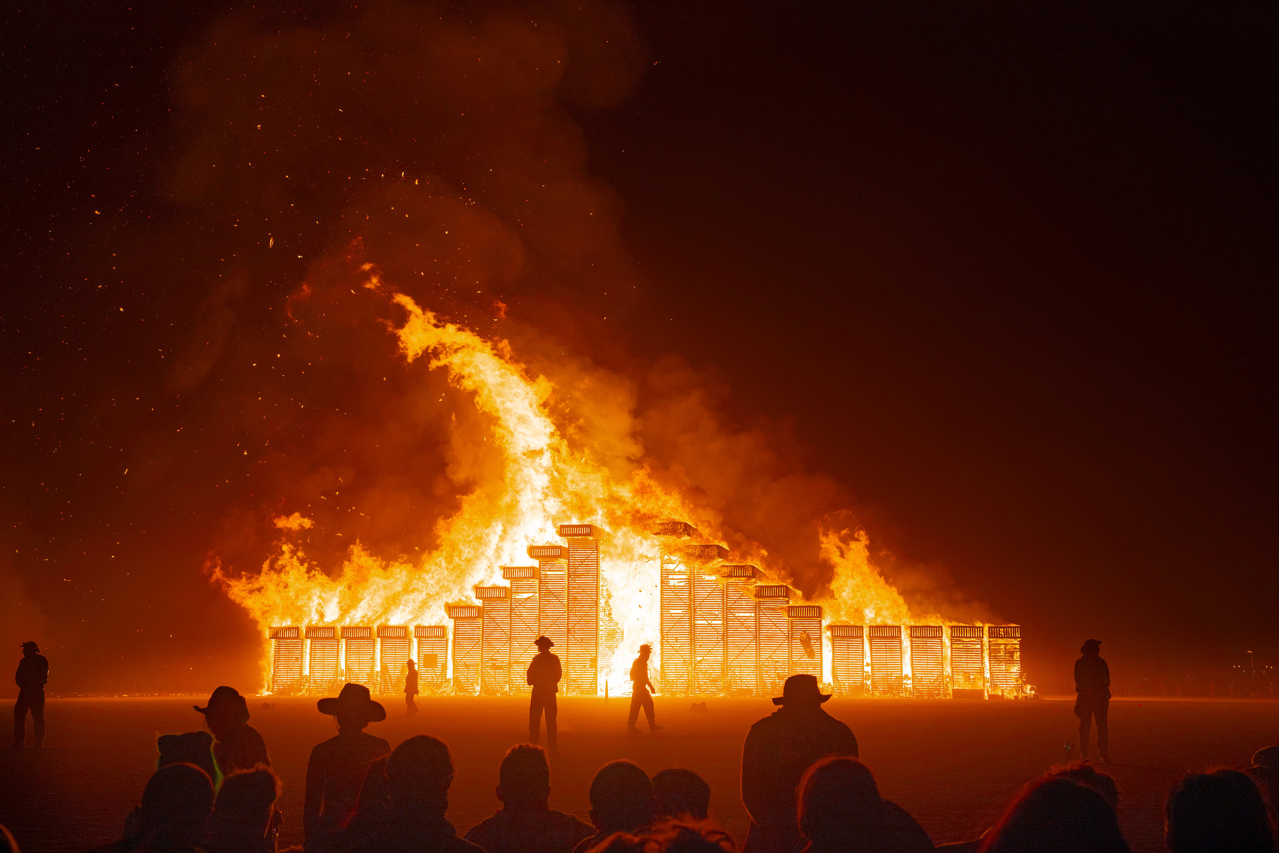 Burning Man 2019 - Temple Burn Dragon