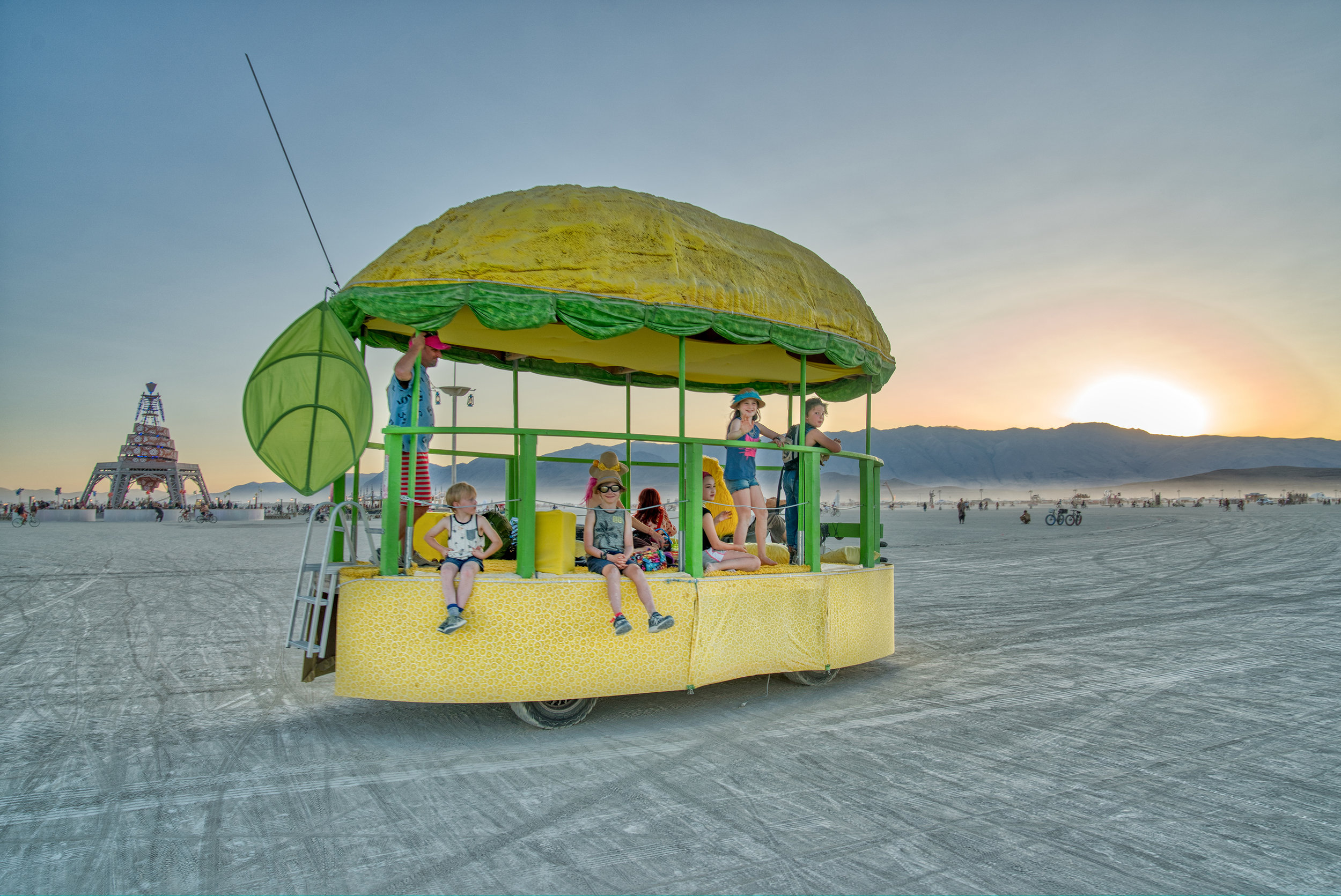 Burning Man 2019 - Lemon Art Car