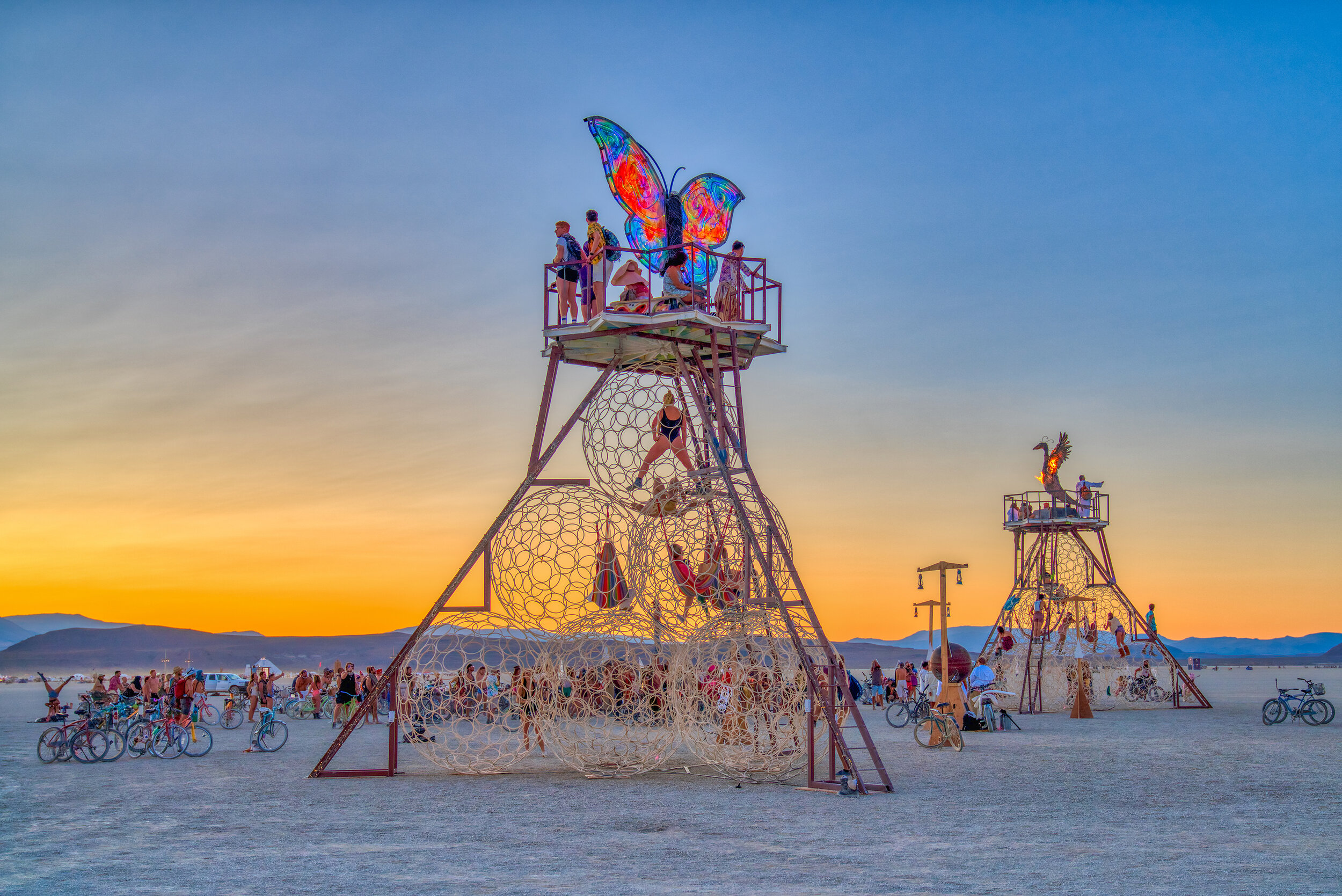 Burning Man 2019 - The Butterfly and the Pheonix