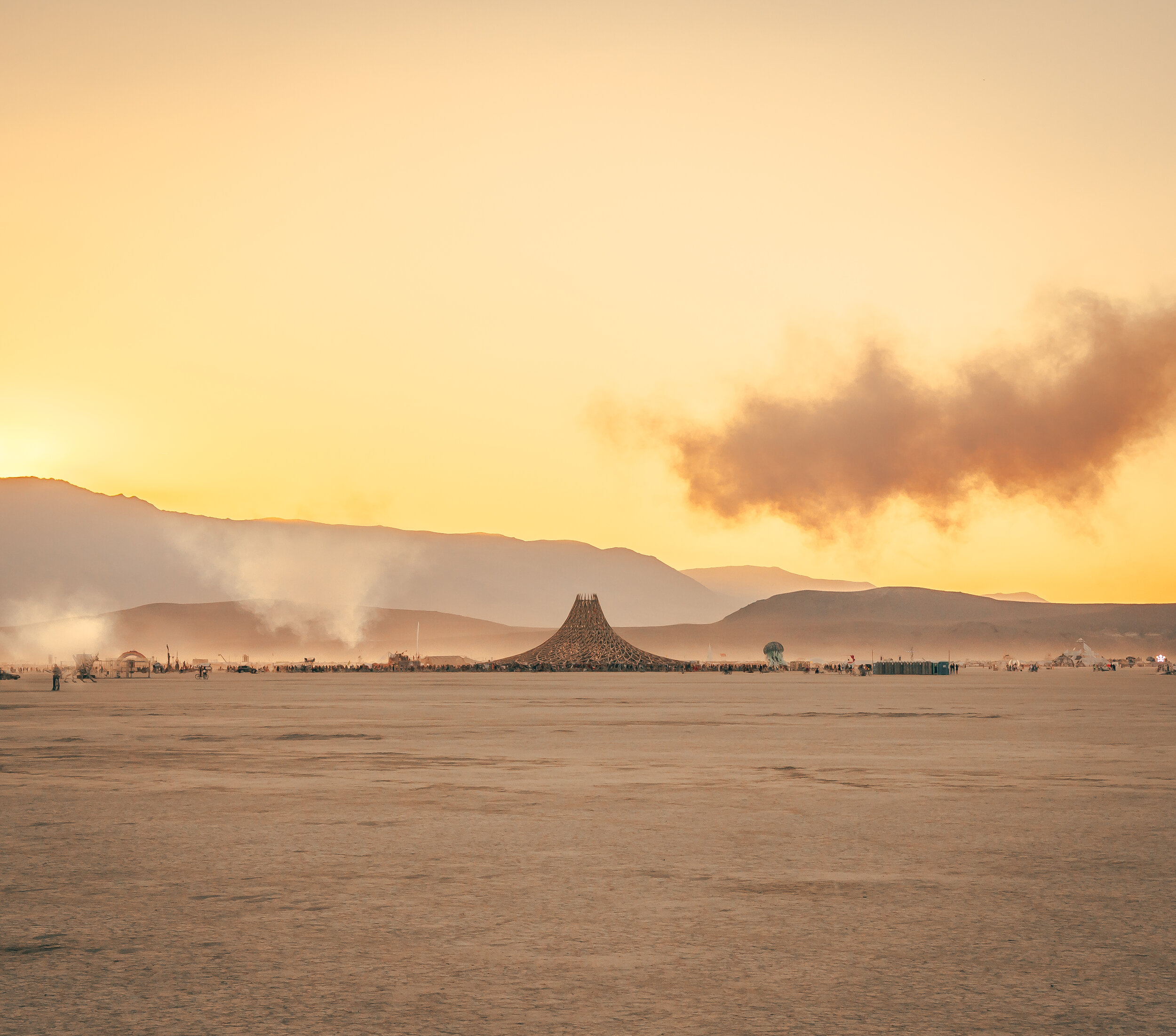 Burning Man 2018 - Playa Smoke