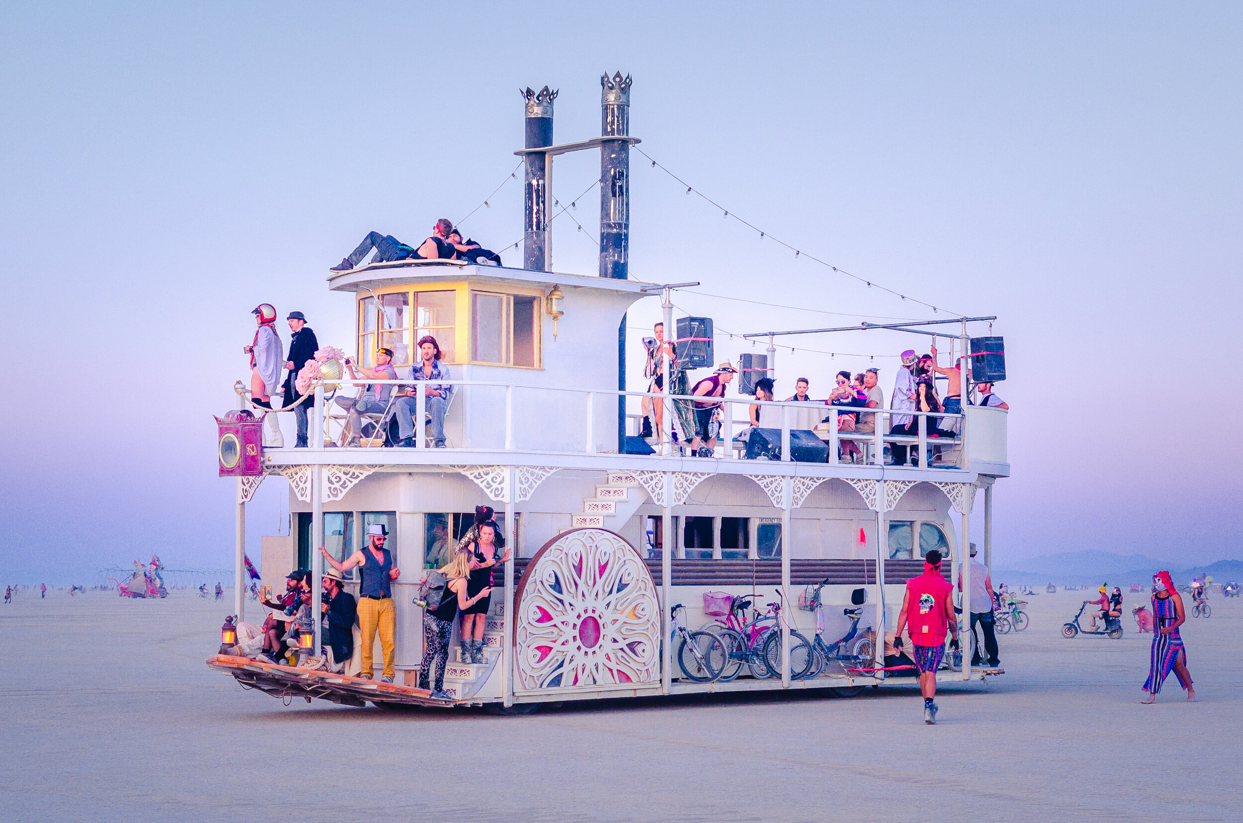 Burning Man 2018 - Playa Paddlewheel