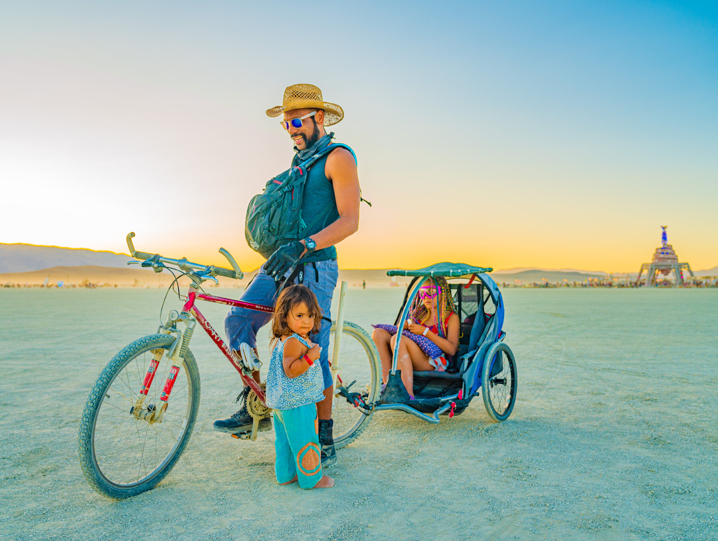 Burning Man 2019 - Burner Dad and Daughter