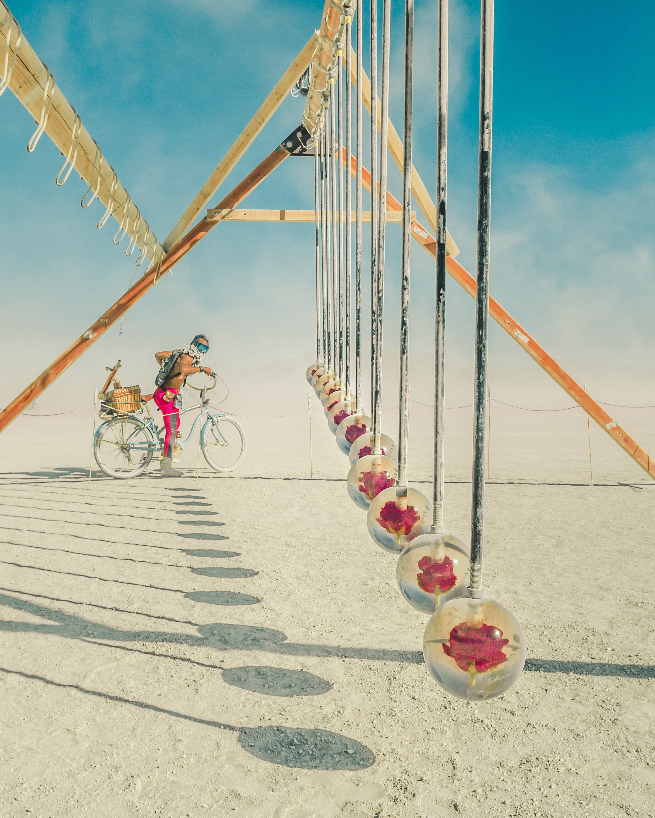 Burning Man 2019 - Giant Harmonic Pendulum