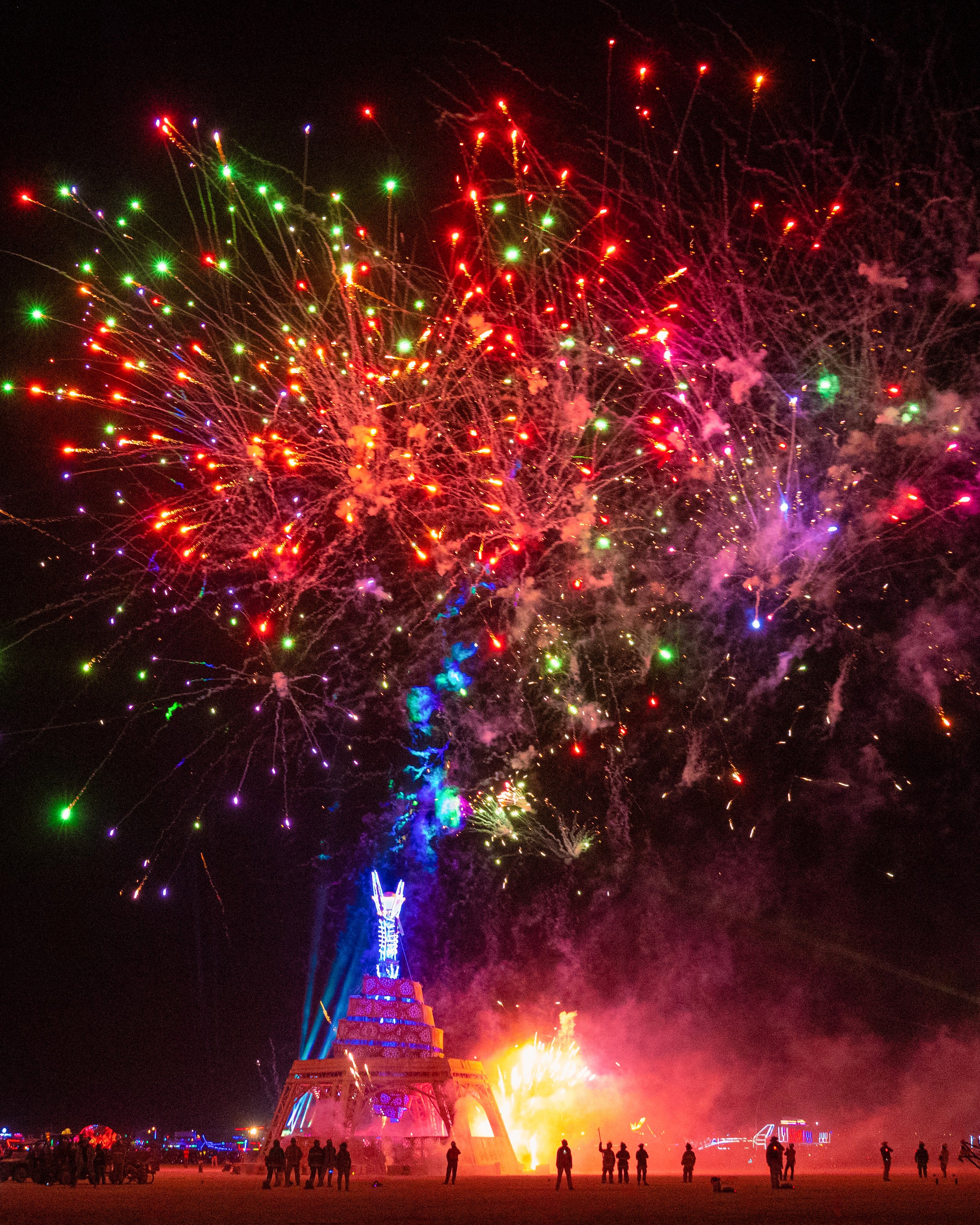Burning Man 2019 - Burn night fireworks