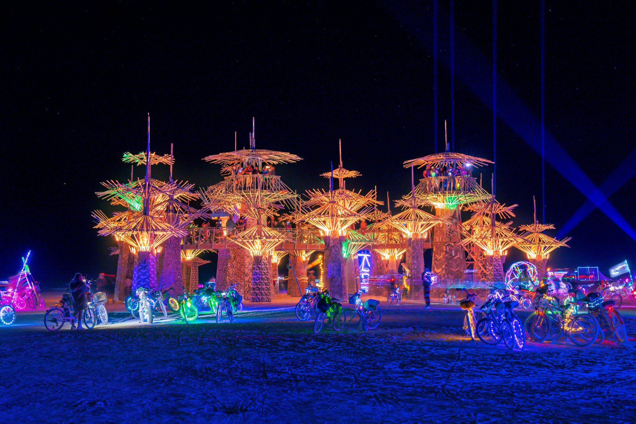 Burning Man 2022 - Paradisum at Night