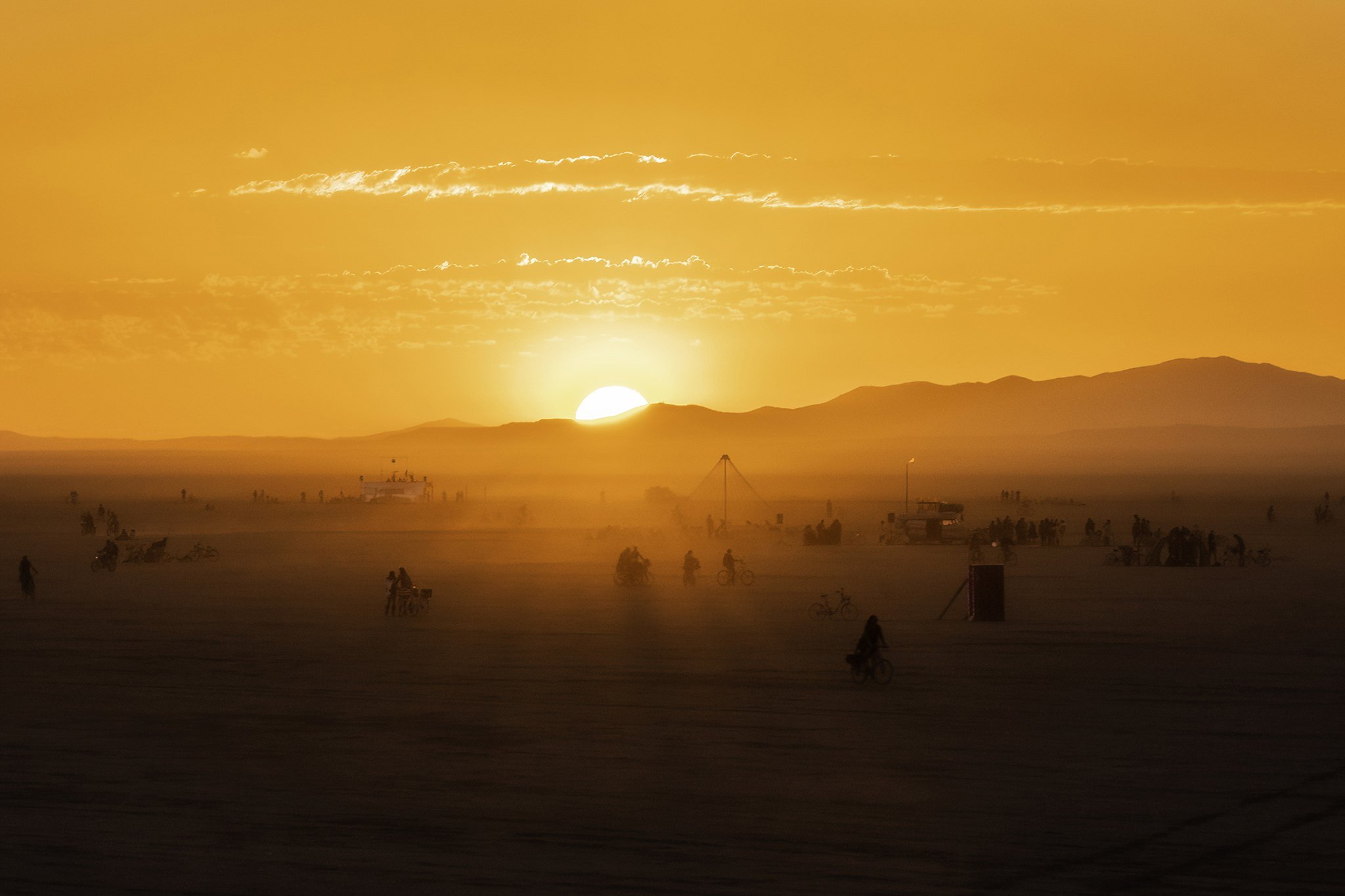 Burning Man 2022 - Playa Sunrise