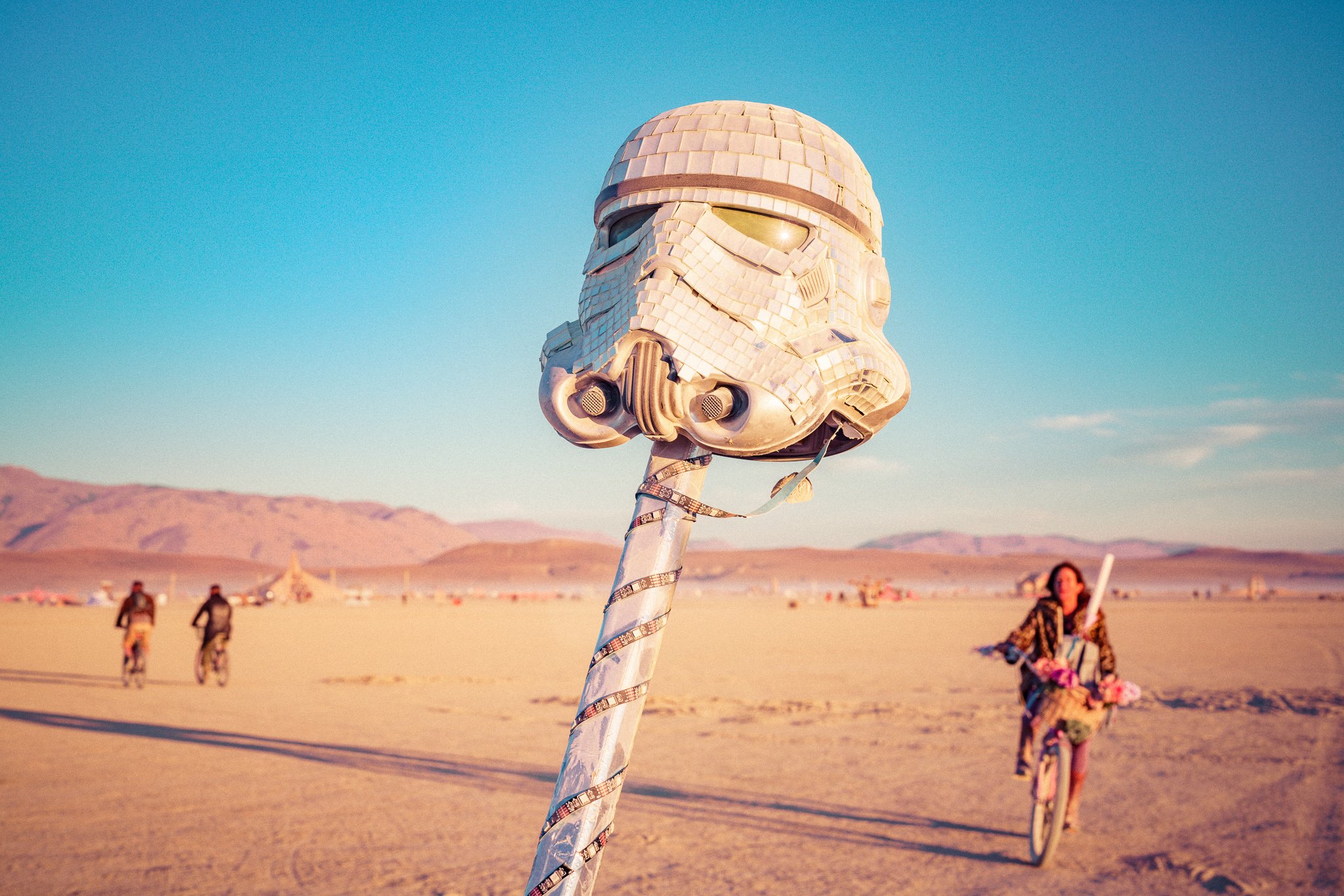 Burning Man 2022 - Stormtrooper on a Spike
