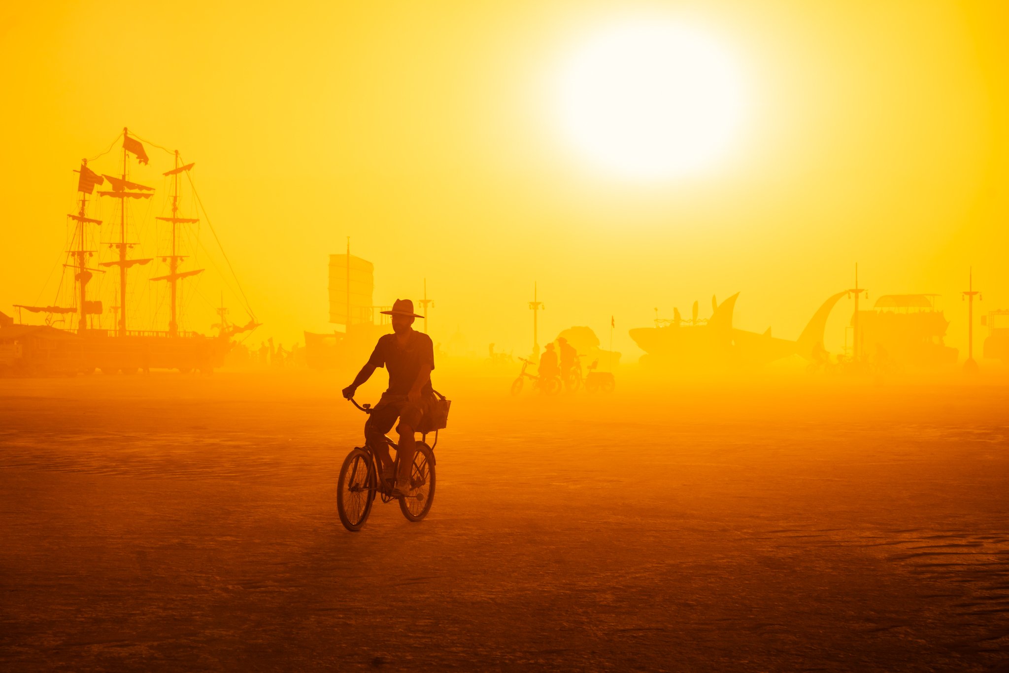 Burning Man 2022 - Riding the Playa Sea