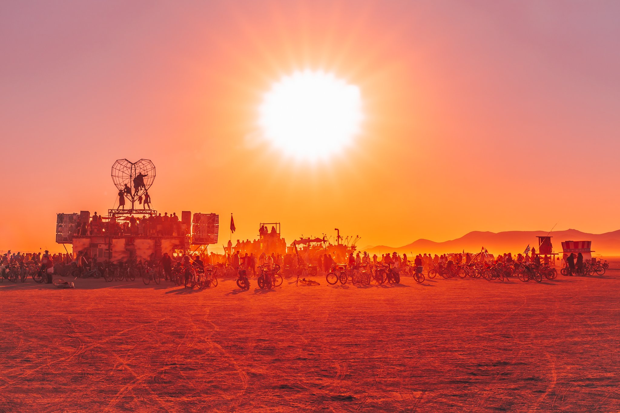 Burning Man 2022 - Robot Heart Sunrise