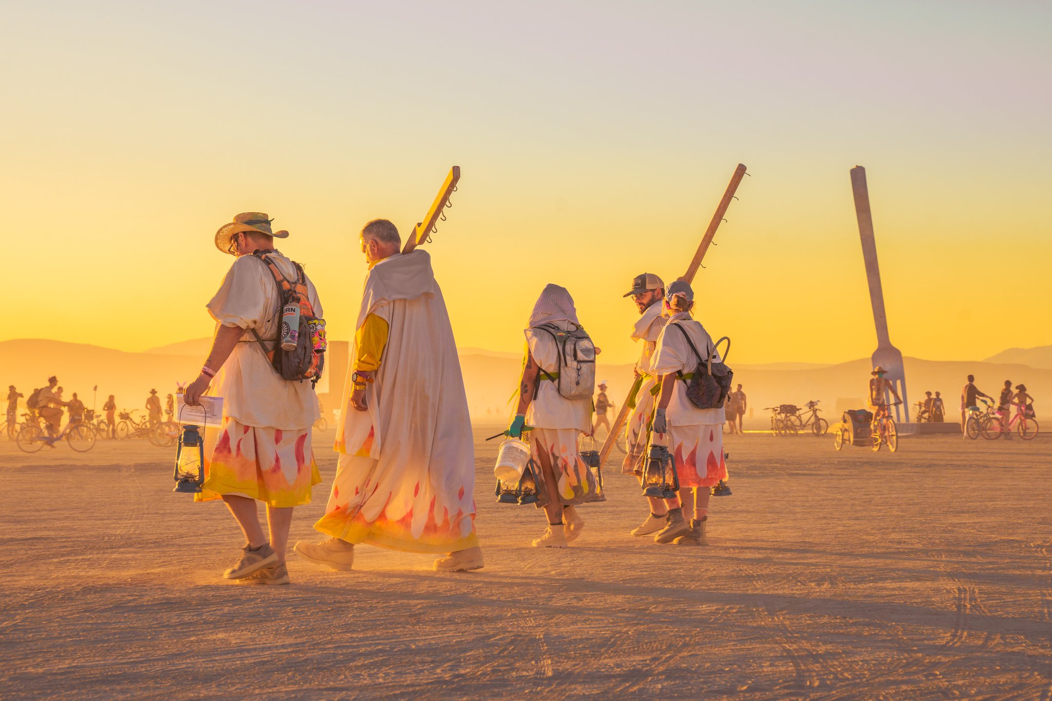 Burning Man 2022 - Lamplighters