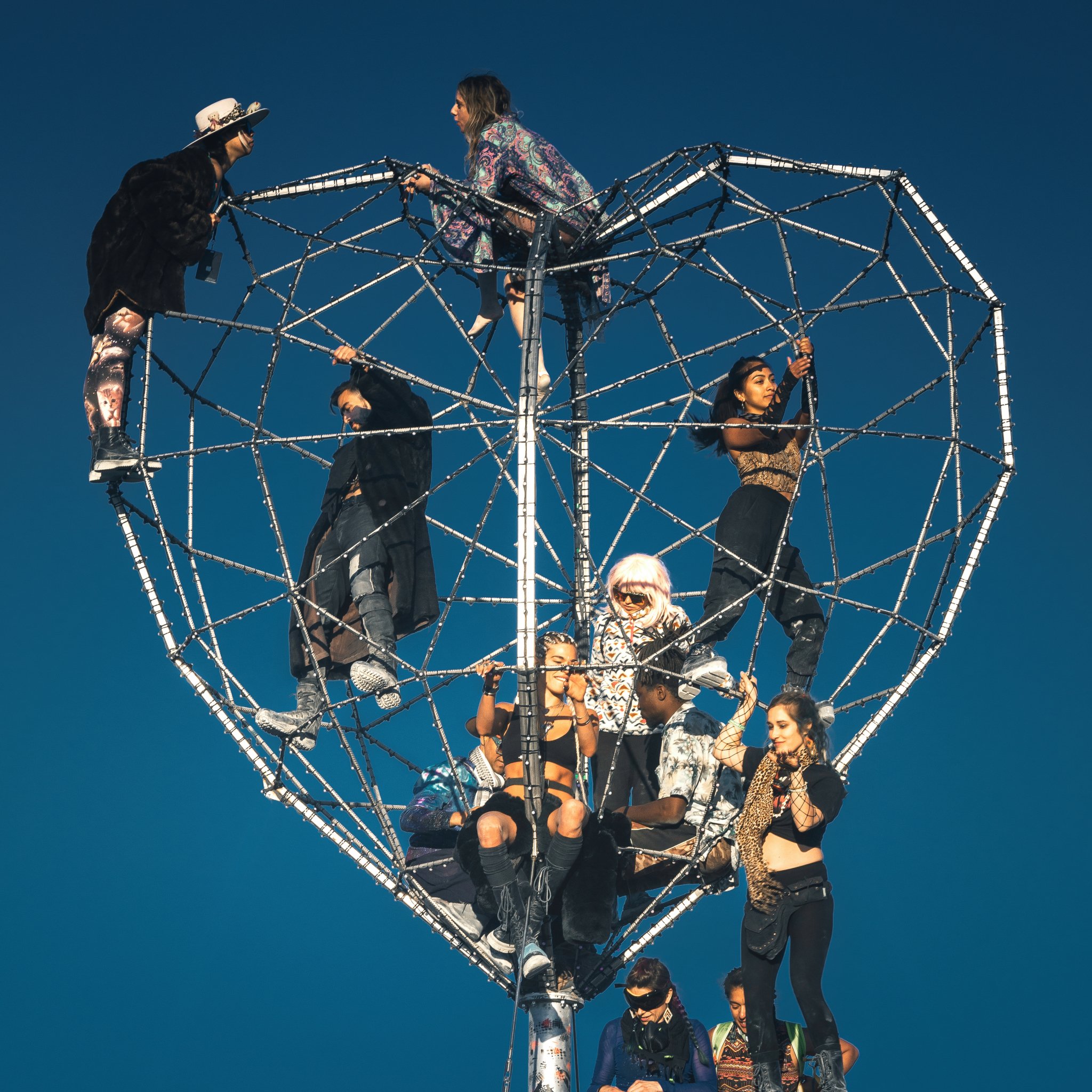Burning Man 2022 - Robot Heart Heart