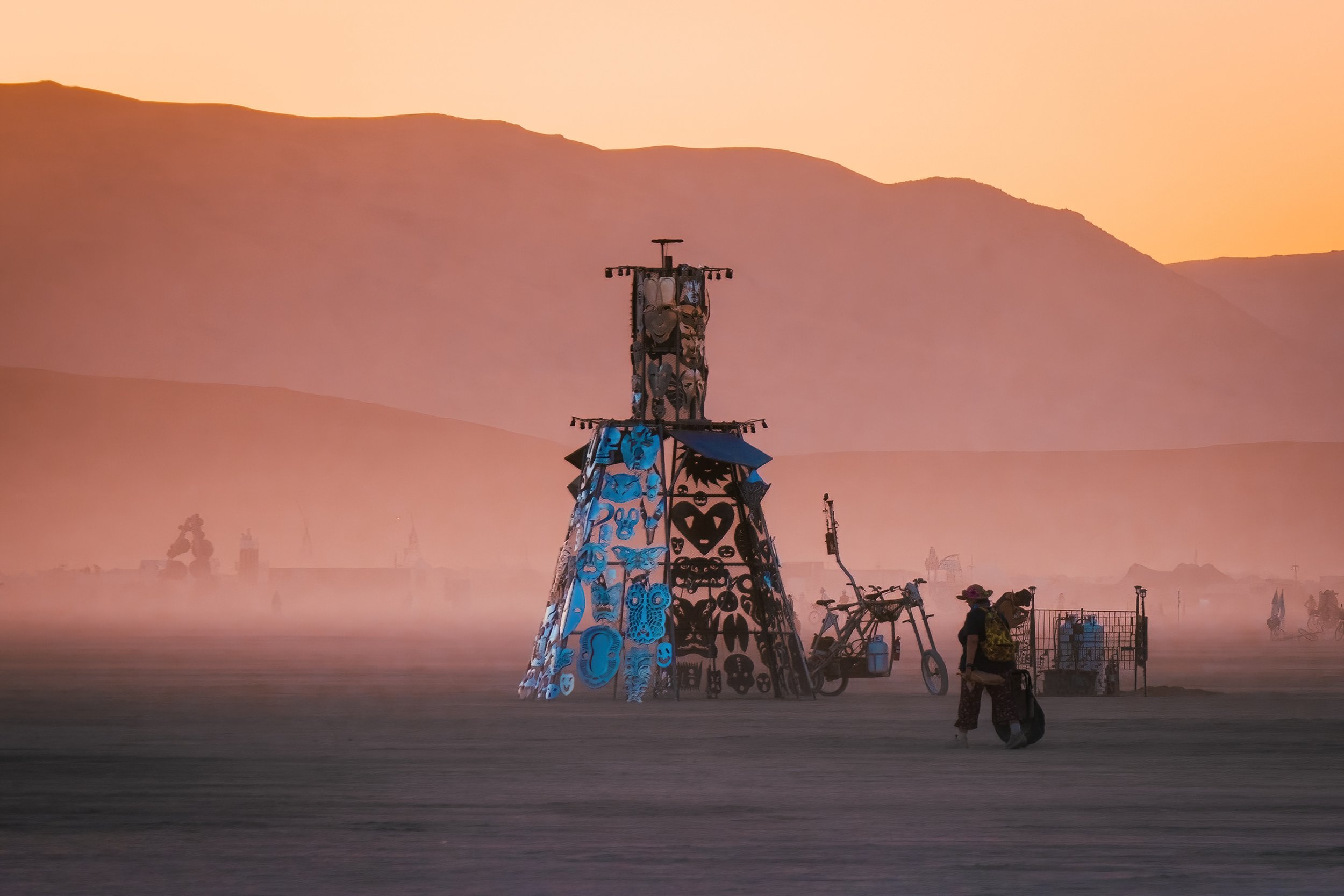 Burning Man 2022 - A Temple of Masks
