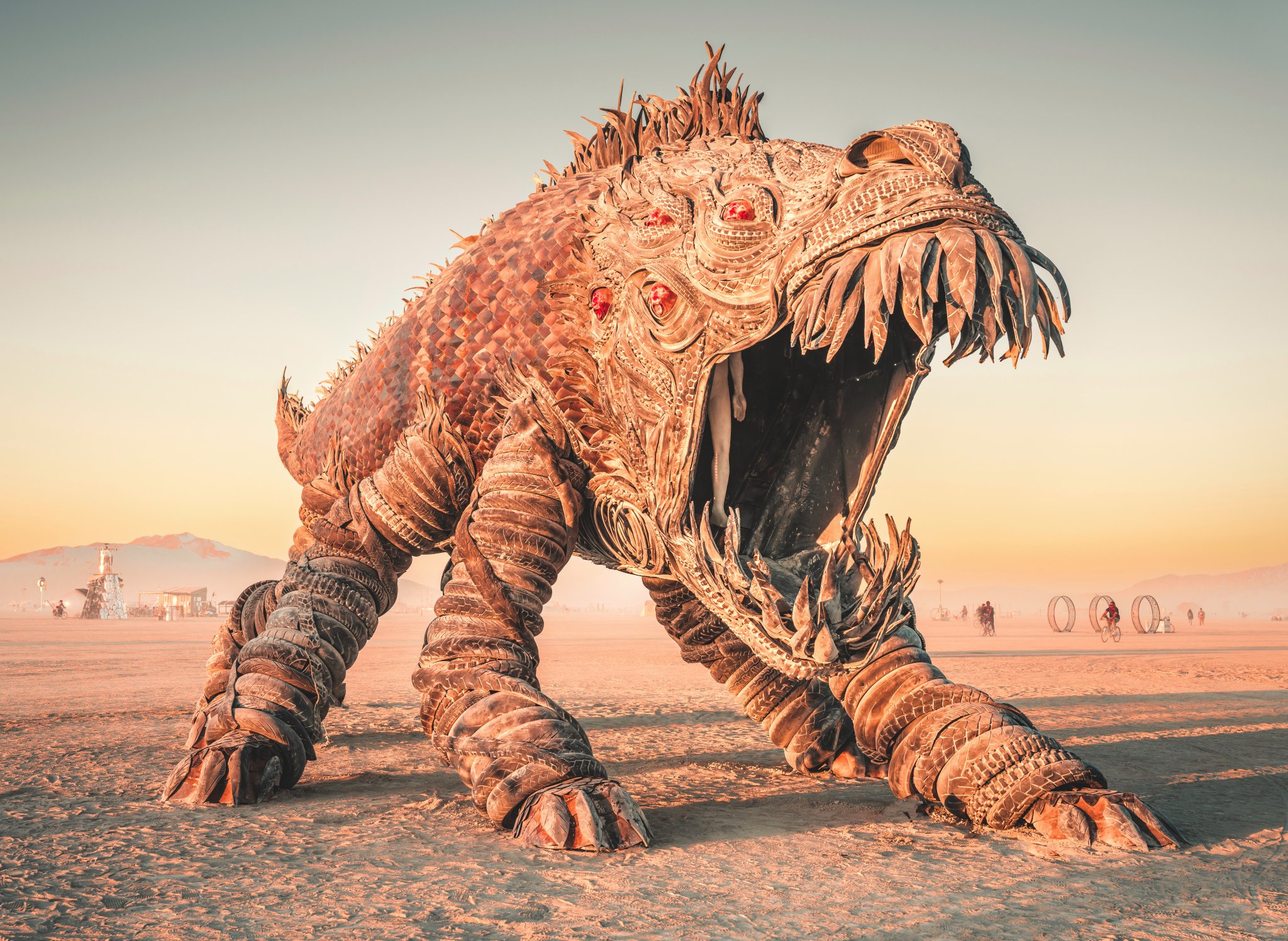 Burning man 2022 - Facing the Fearbeast