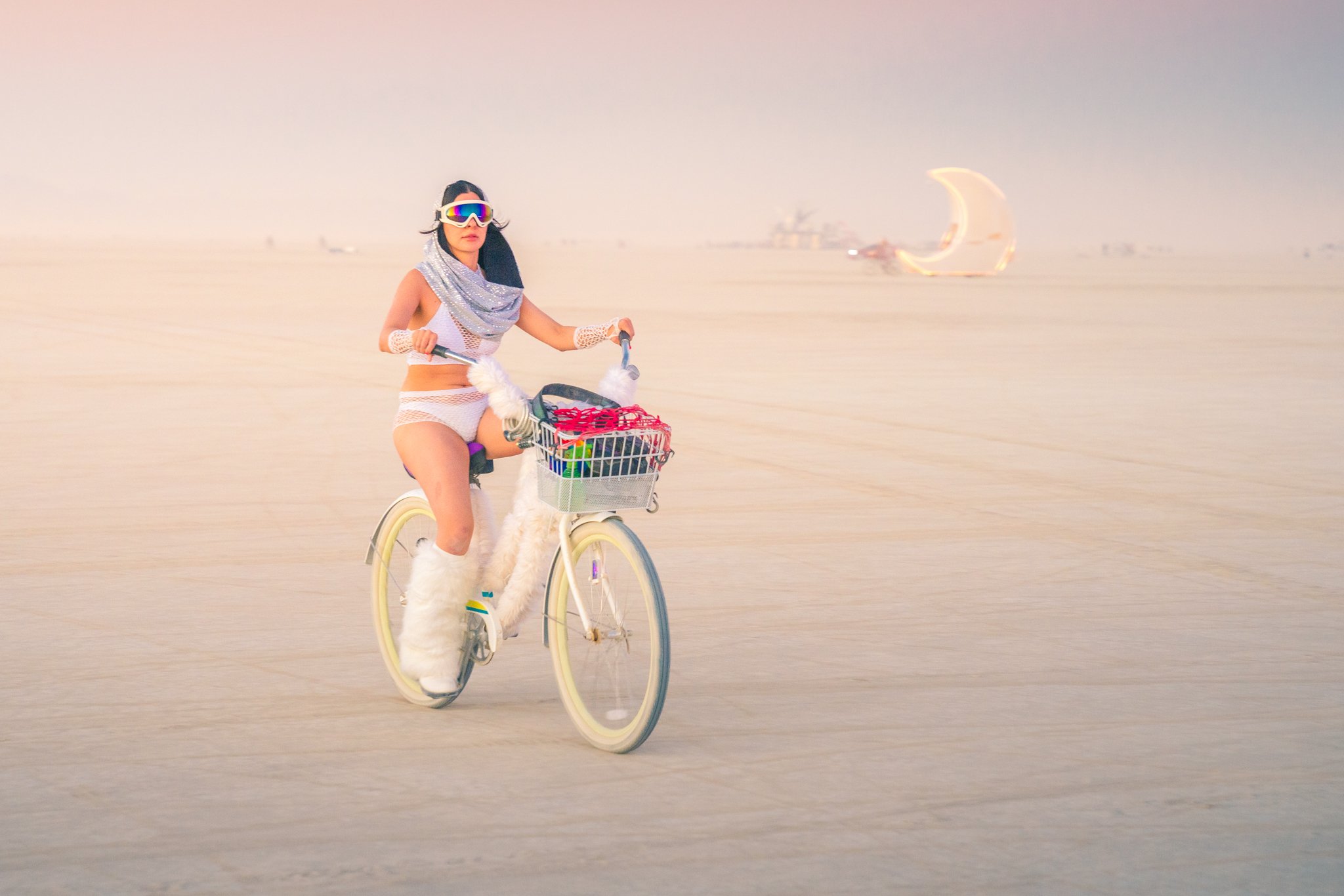 Burning Man 2022 - Slicing through the dust with purpose