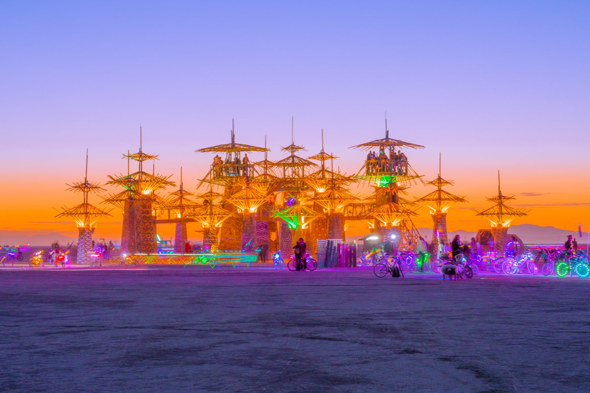 Burning Man 2022 - Paradisium Pre-Dawn