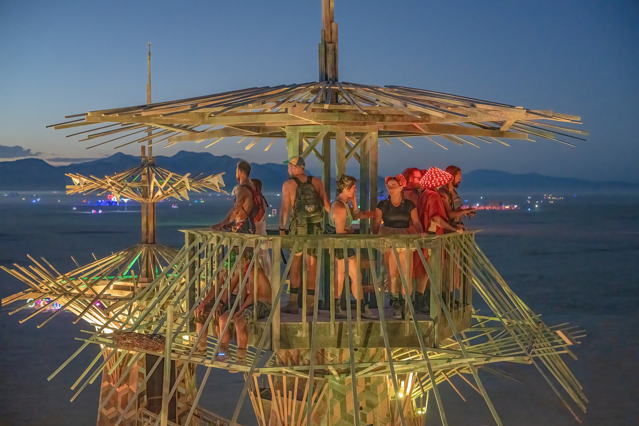 Burning Man 2022 - Paradisium Tower