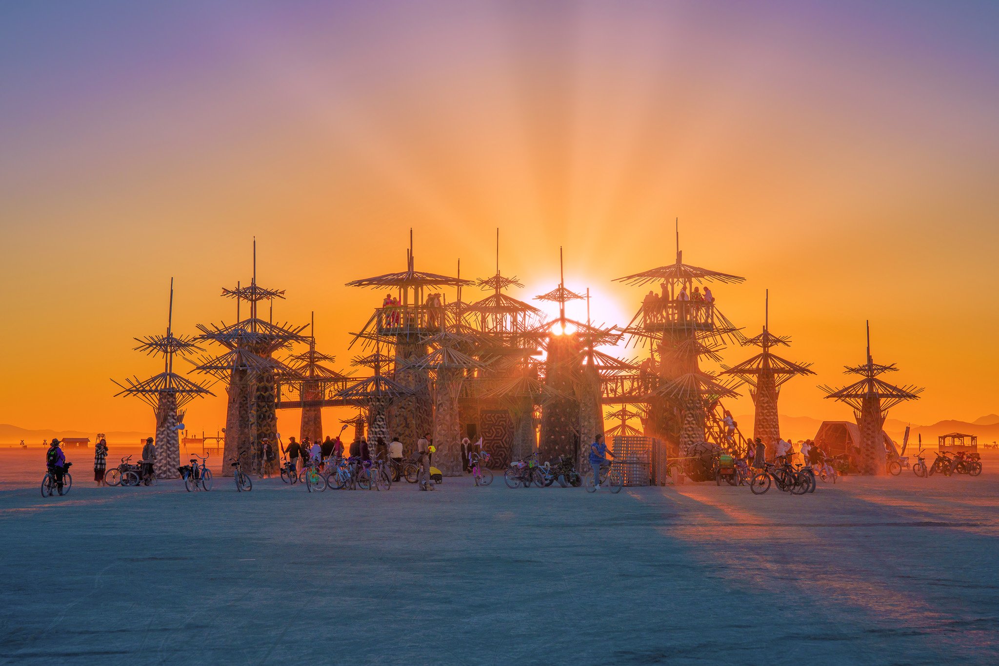 Burning Man 2022 - Paradisium Sunrise