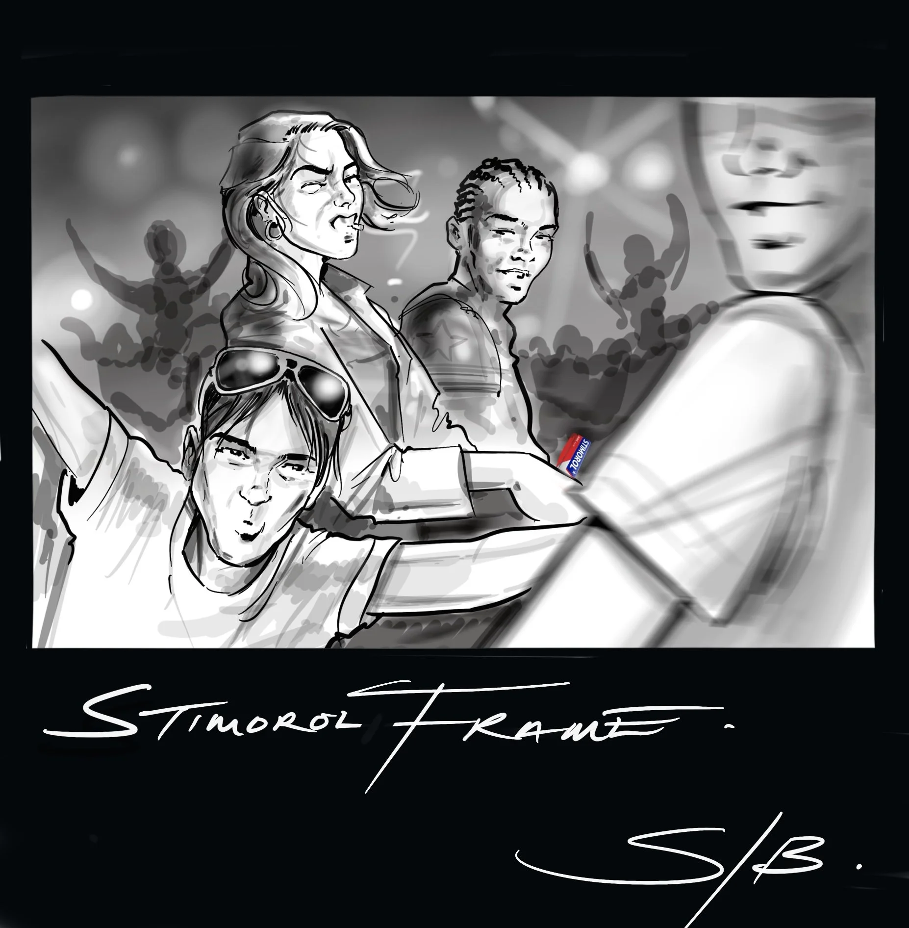  Stimorol storyboard frame 
