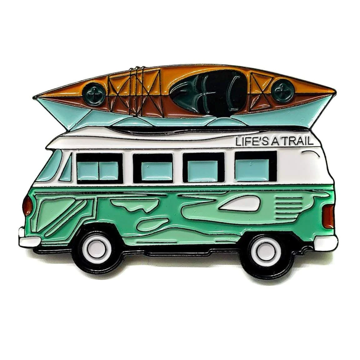 The Life’s A Trail Beach Bus Pin