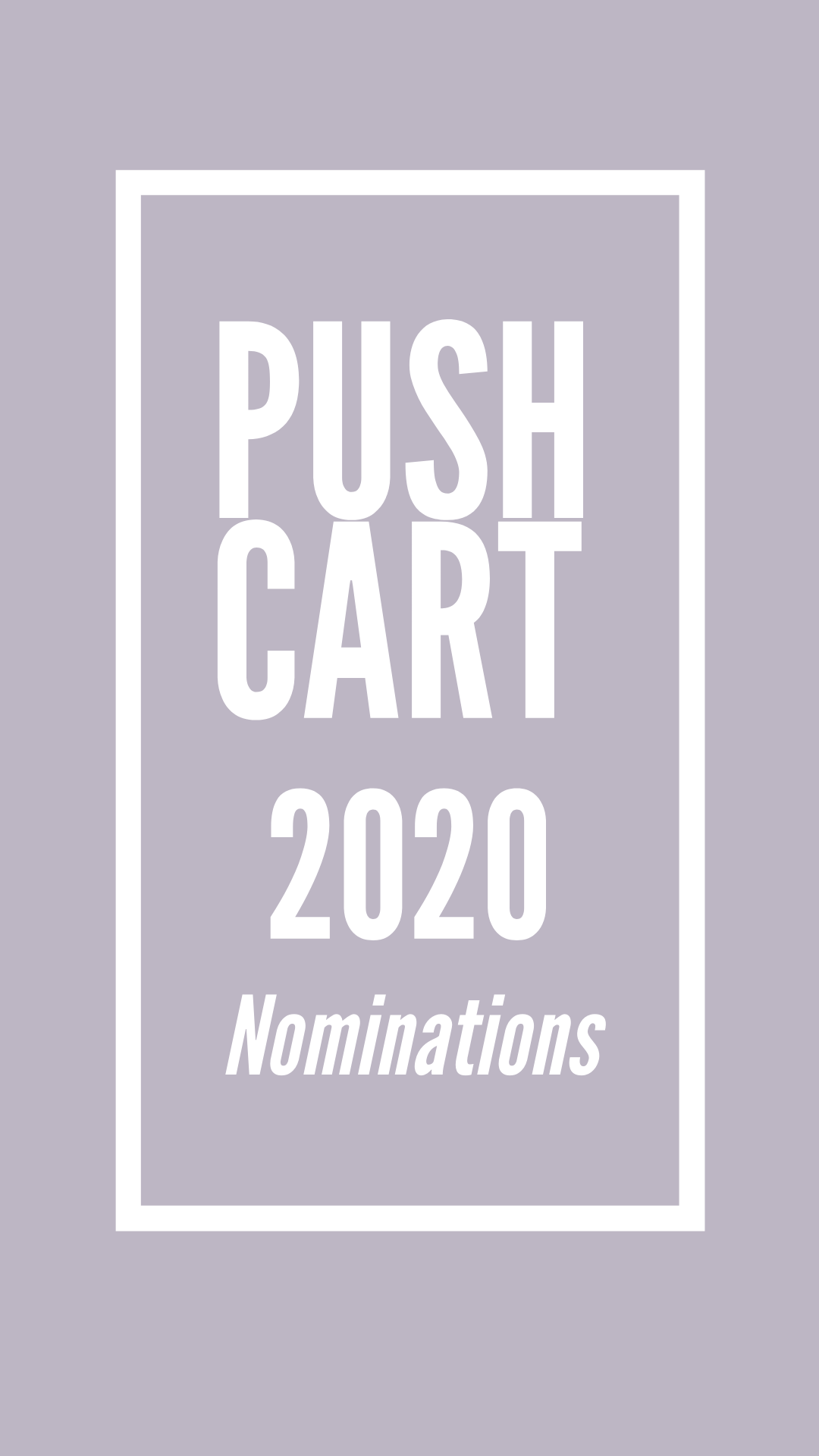 PUSHCART NOMINATIONS : 2020 — THE RACKET