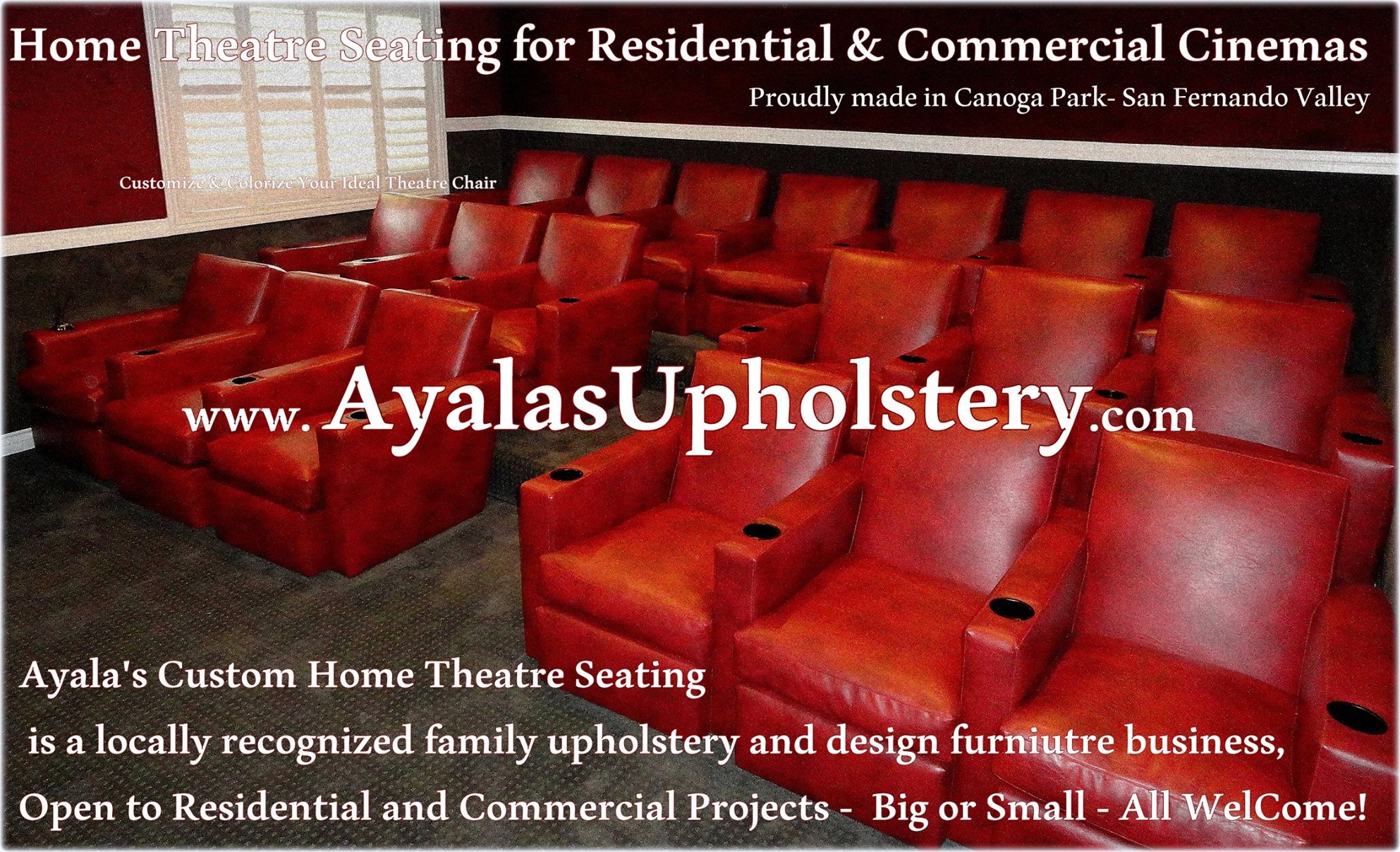 Theater Seats Custom Made by Family Ayala's Upholstery#1.jpg