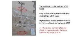 No Evidence That Weather Extremes Becoming More Frequent or Intense: (3) Floods